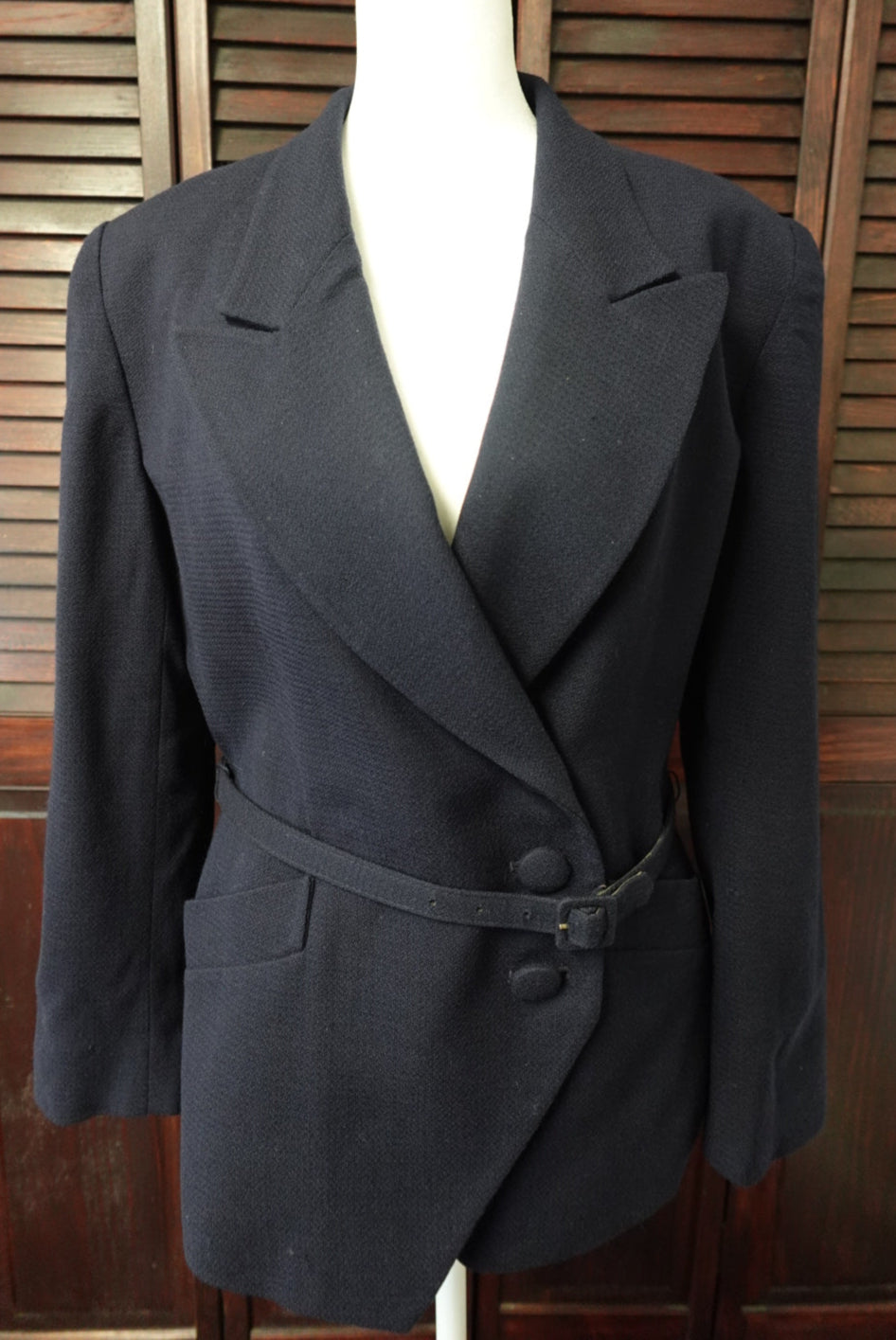 90s Christian Dior Belted Blazer