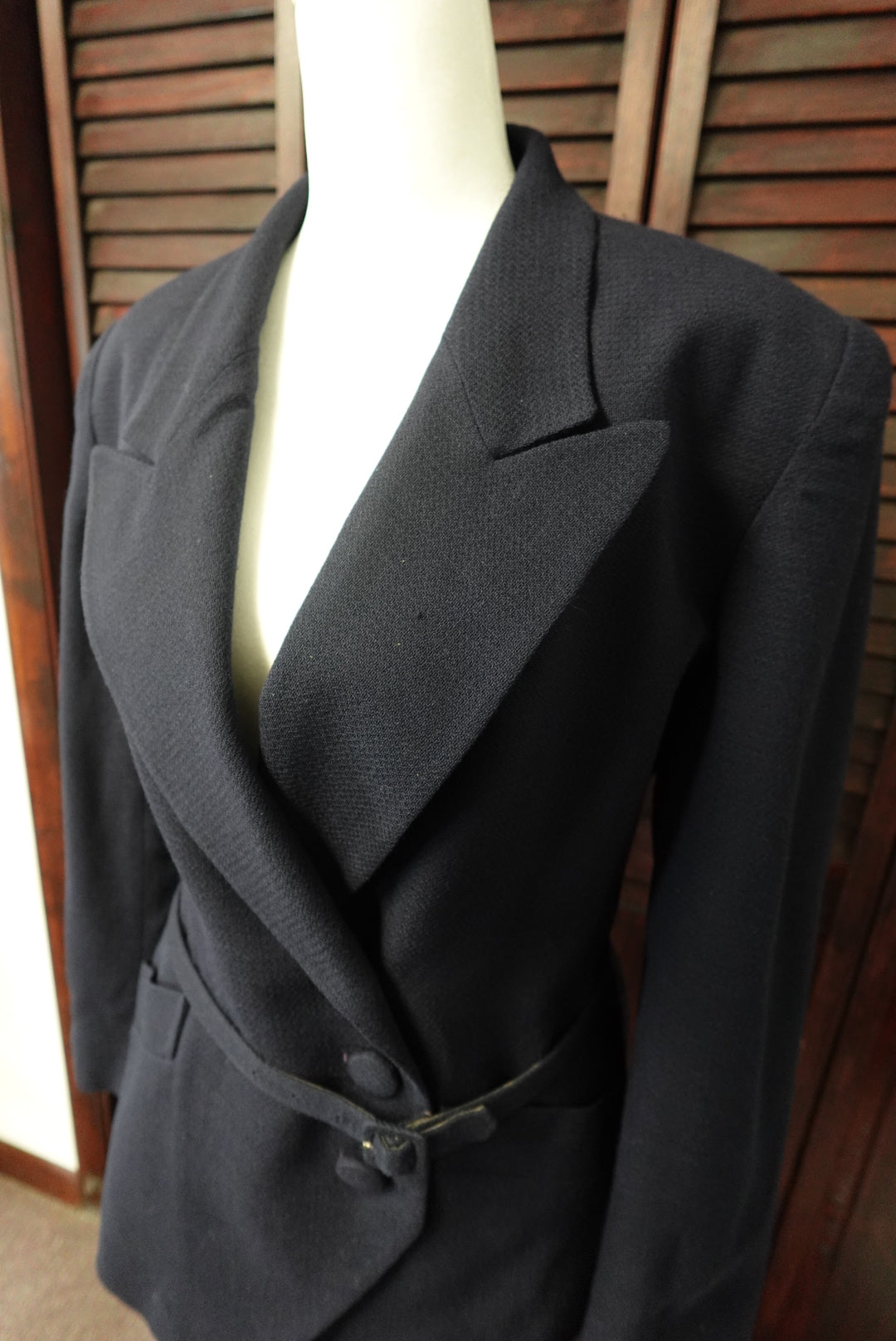 90s Christian Dior Belted Blazer