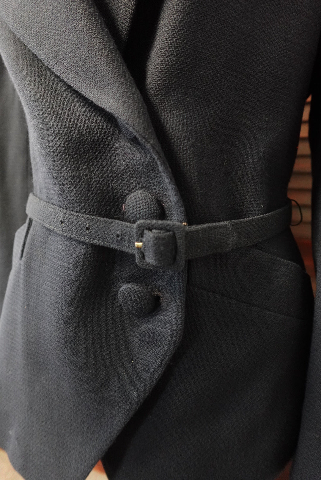90s Christian Dior Belted Blazer