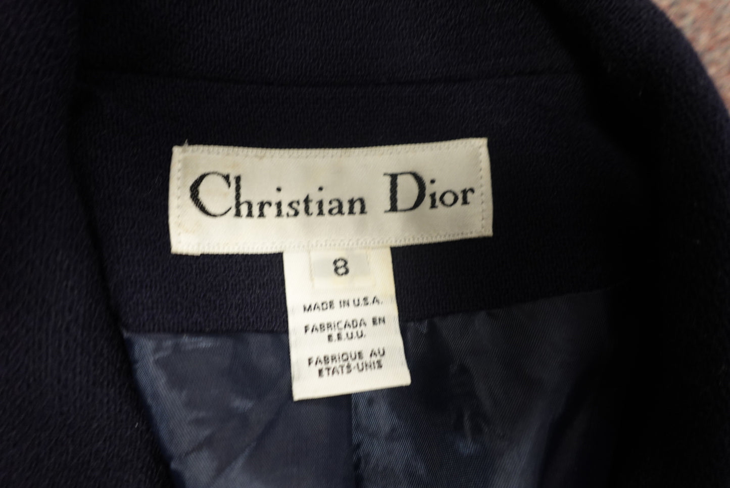 90s Christian Dior Belted Blazer