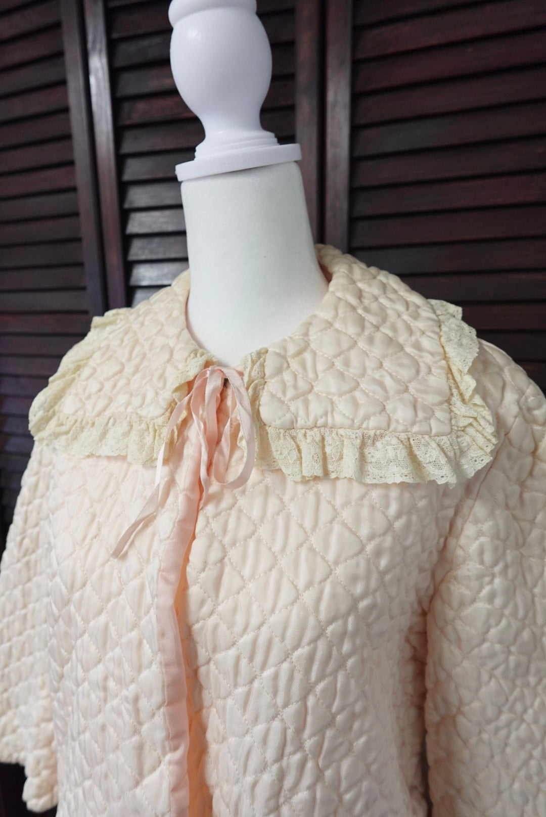 50s Quilted Bed Jacket