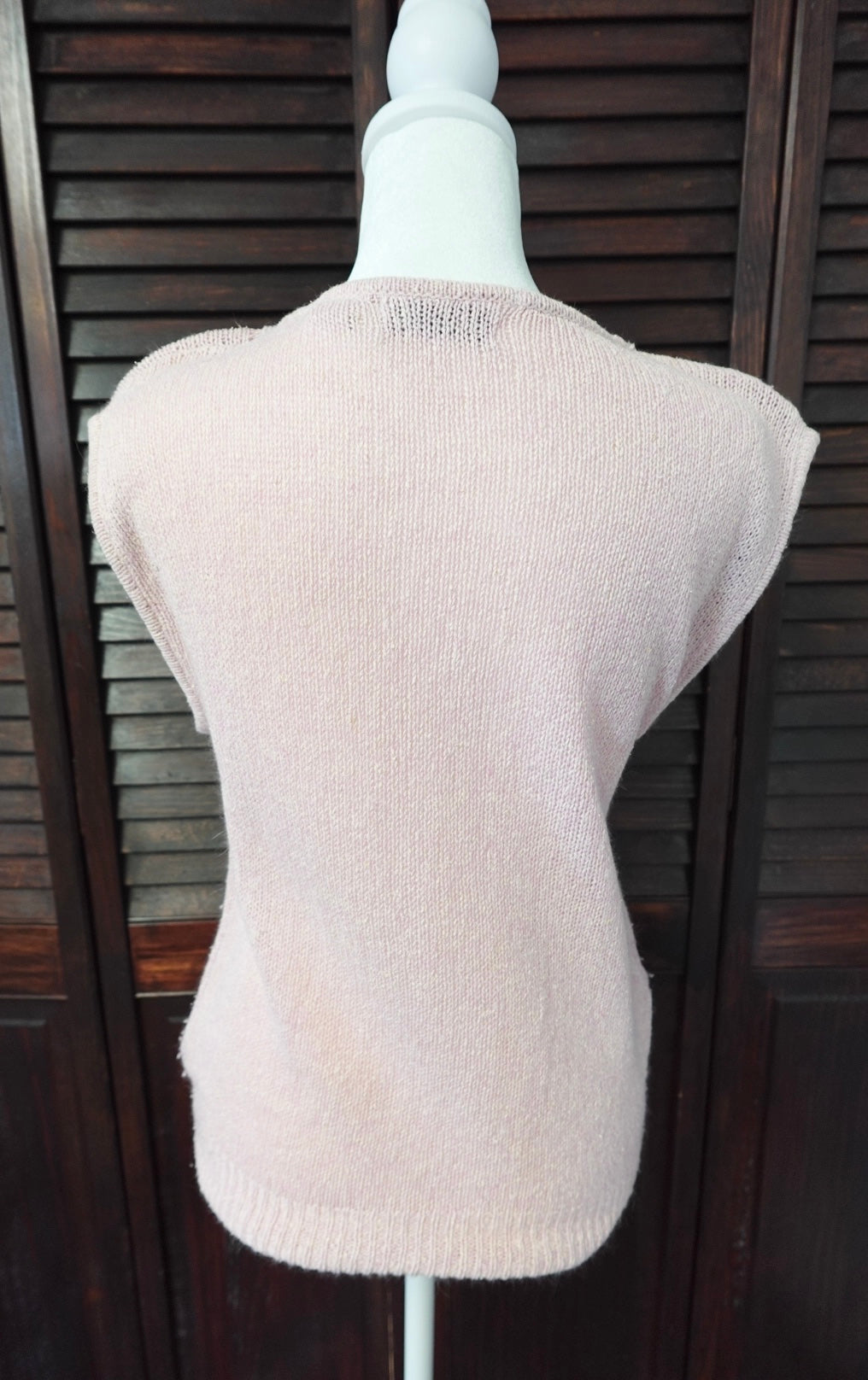 70s Pearl Knit Sweater Vest