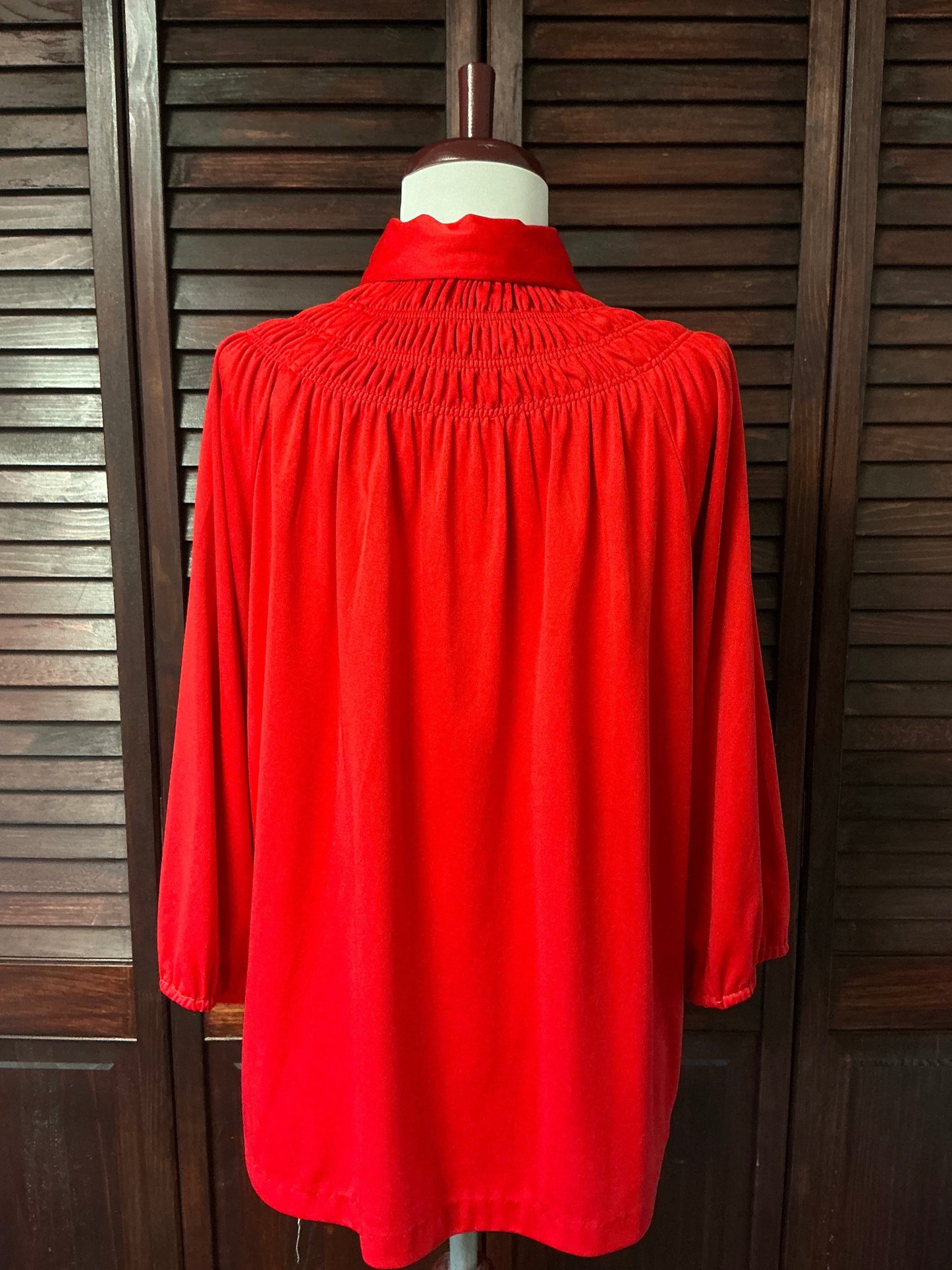 Davida Sport Half Button Down Blouse