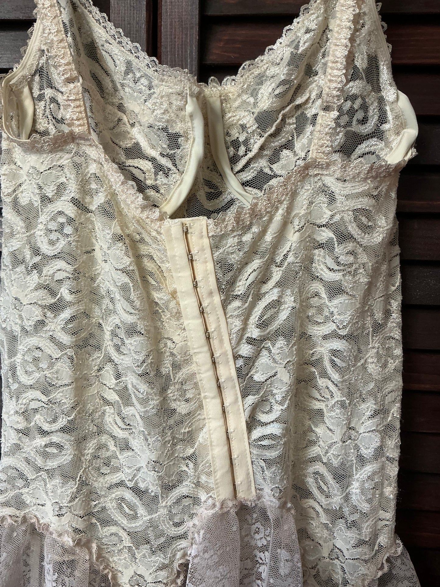 Asymmetrical Lace Corset