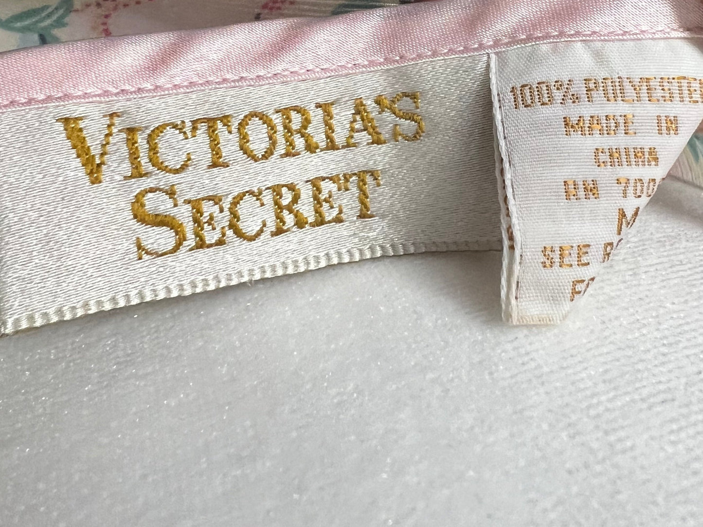 80s Victoria's Secret Floral Lingerie Romper