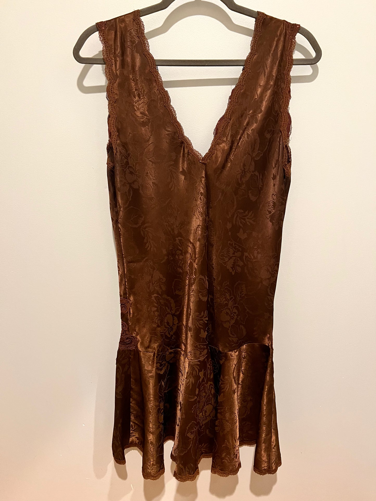 1980s/90s Victoria's Secret Slip & Robe Set