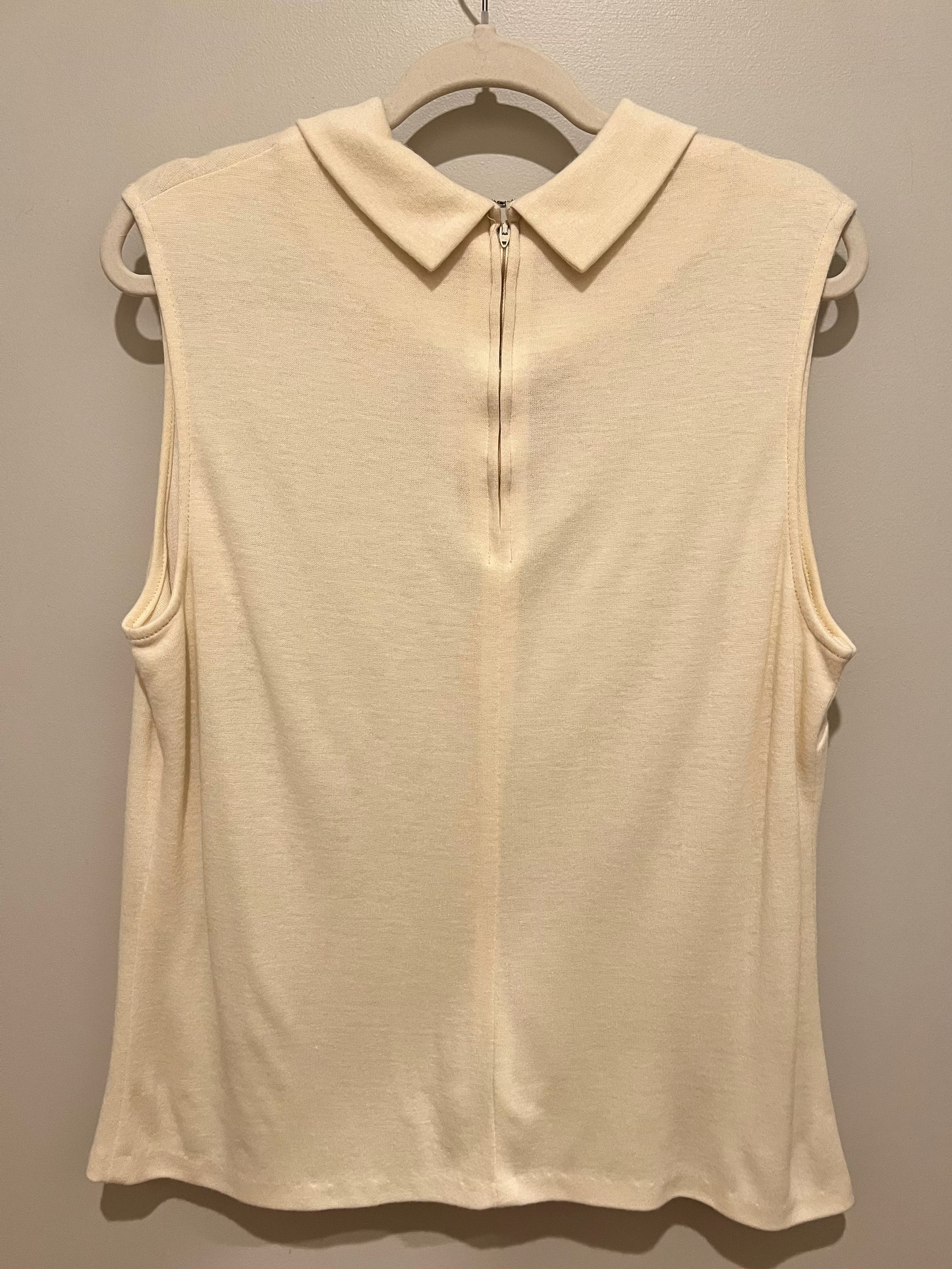 1970s Collared Sleeveless Top