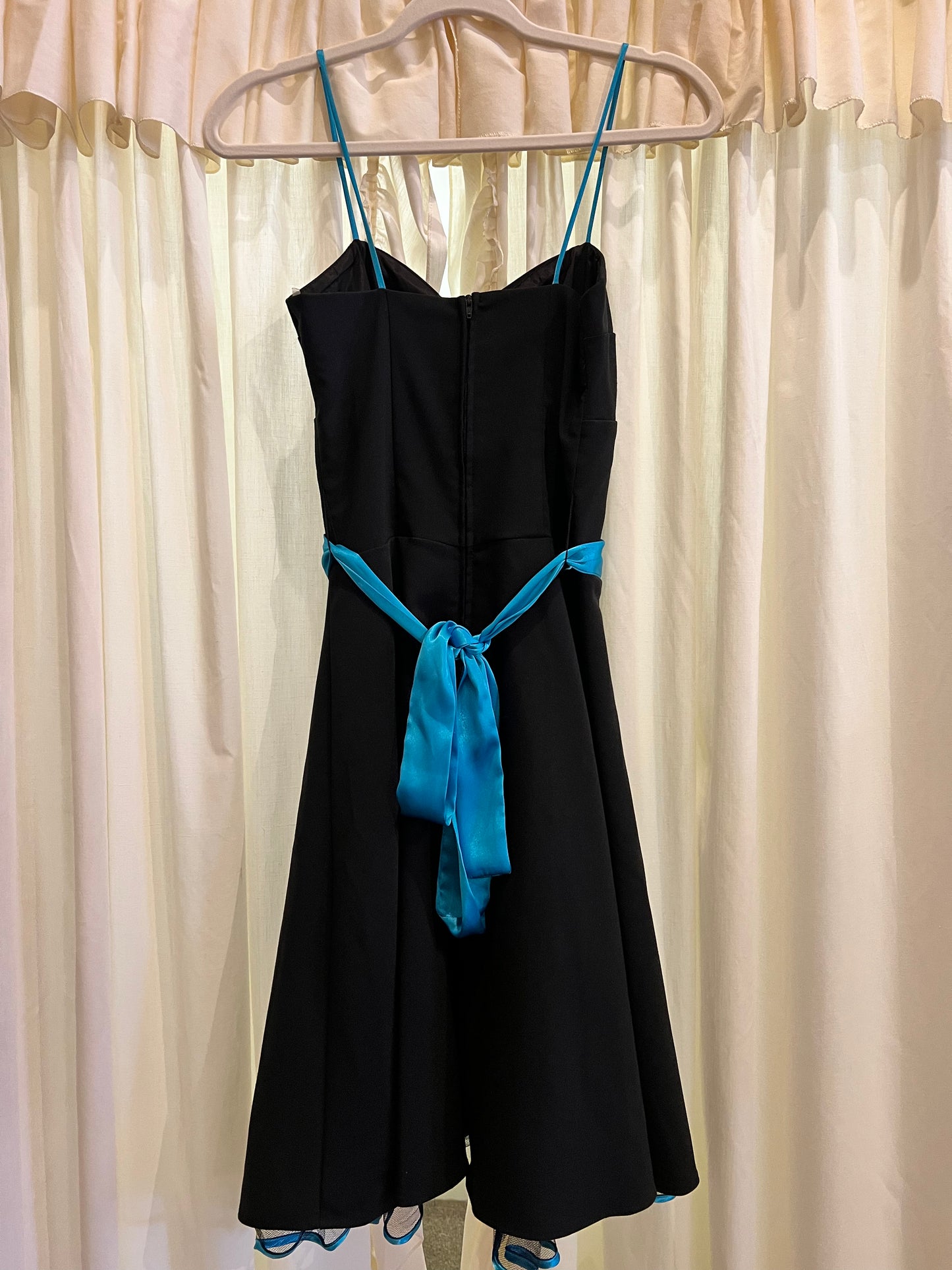 1990s B Darlin Dress w/ Satin Belt