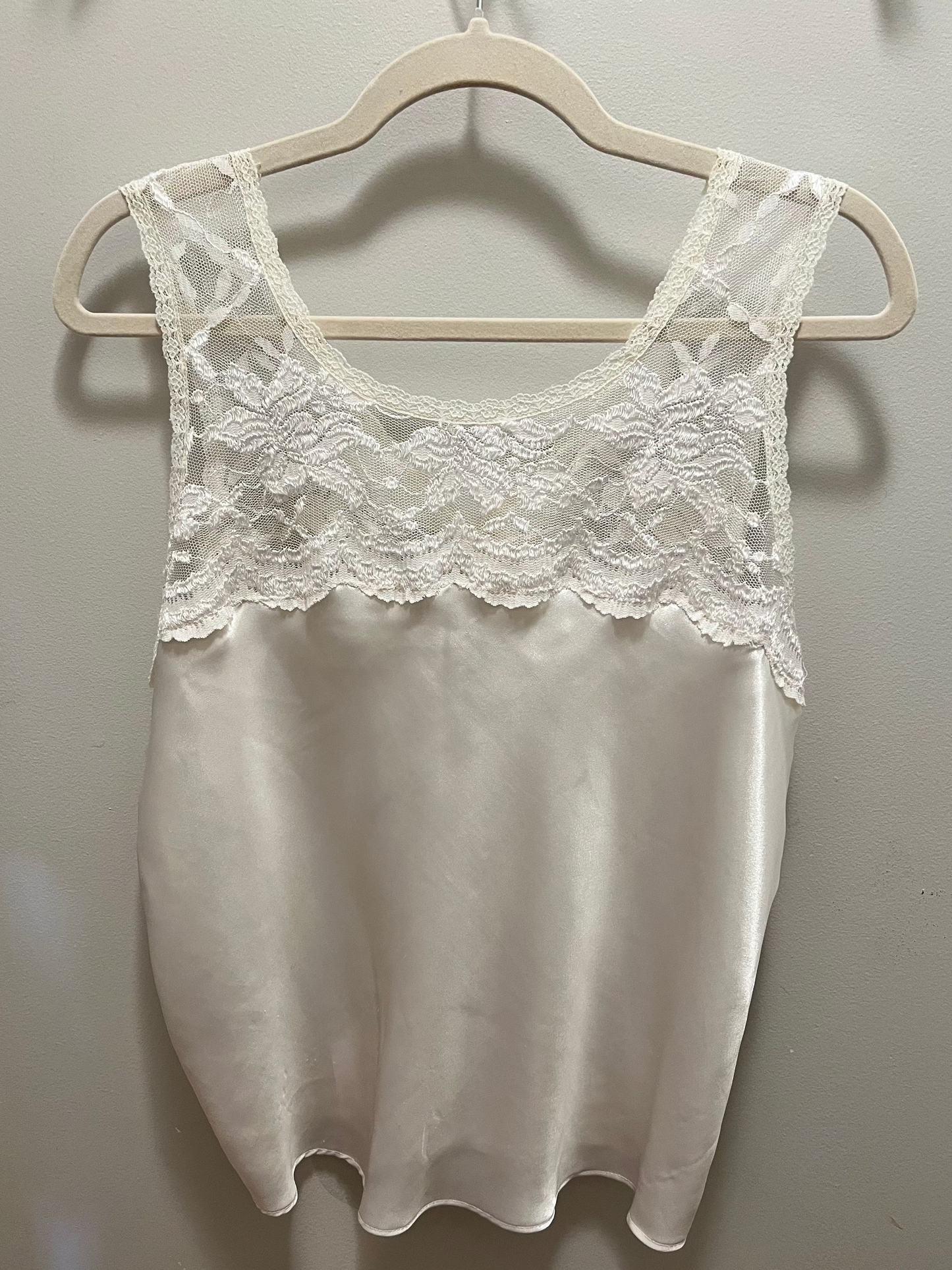 1980s Lace & Satin Camisole