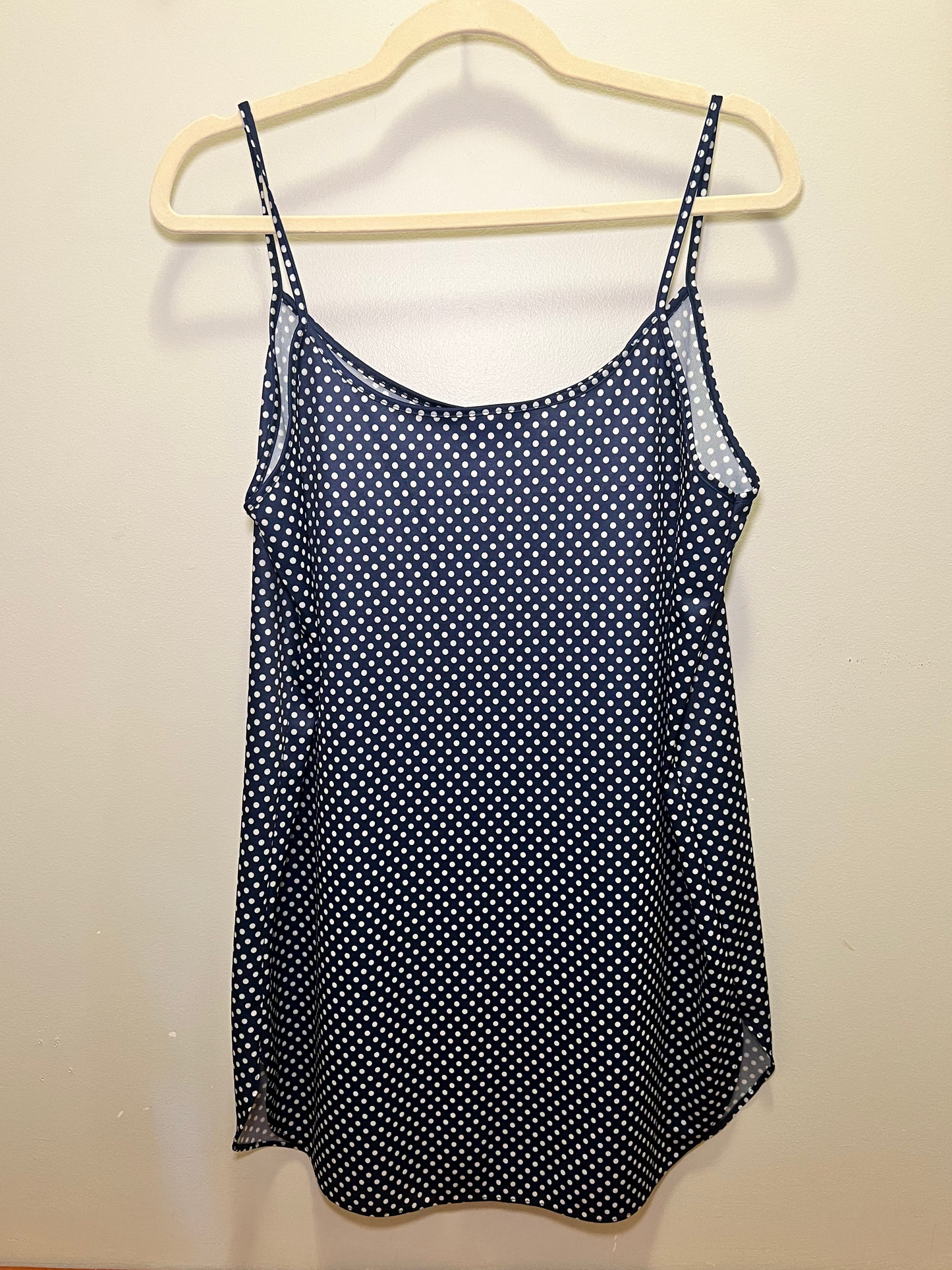 1980s/90s Petra Fashions Polka Dot Slip Dress