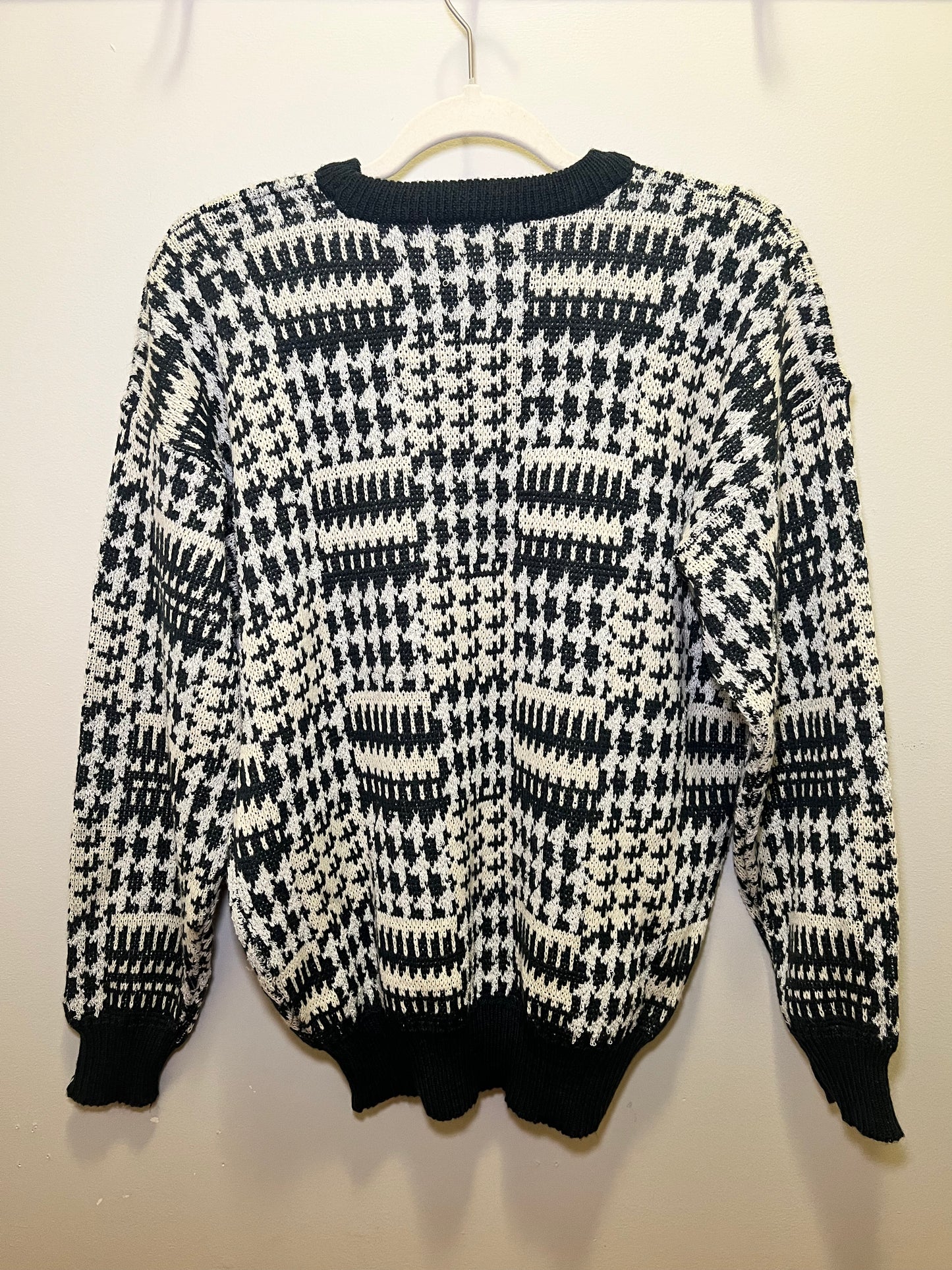 1990s George Valenhan Abstract Men's Sweater