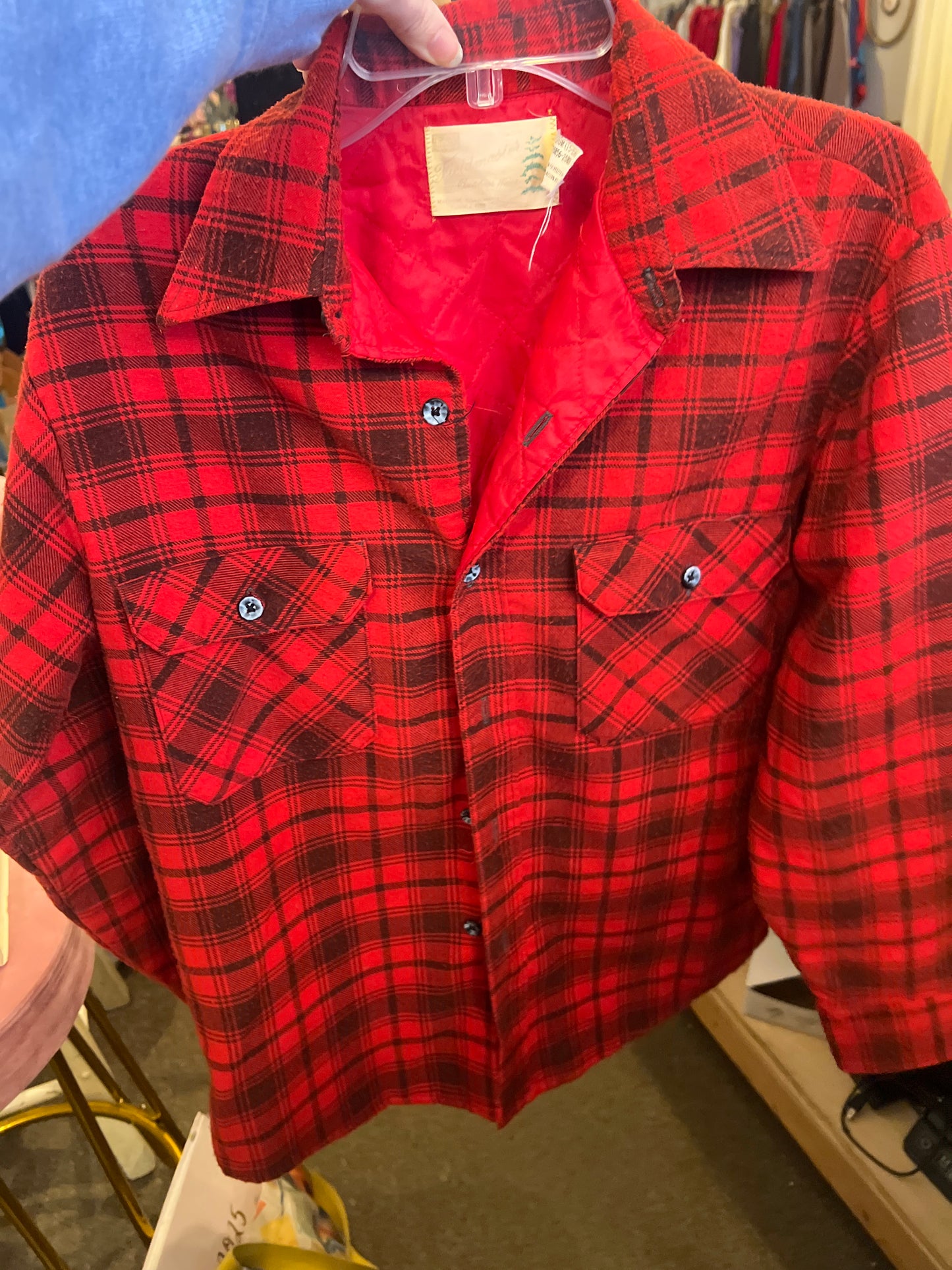 60s/70s Sears Field Master Plaid Flannel Shirt