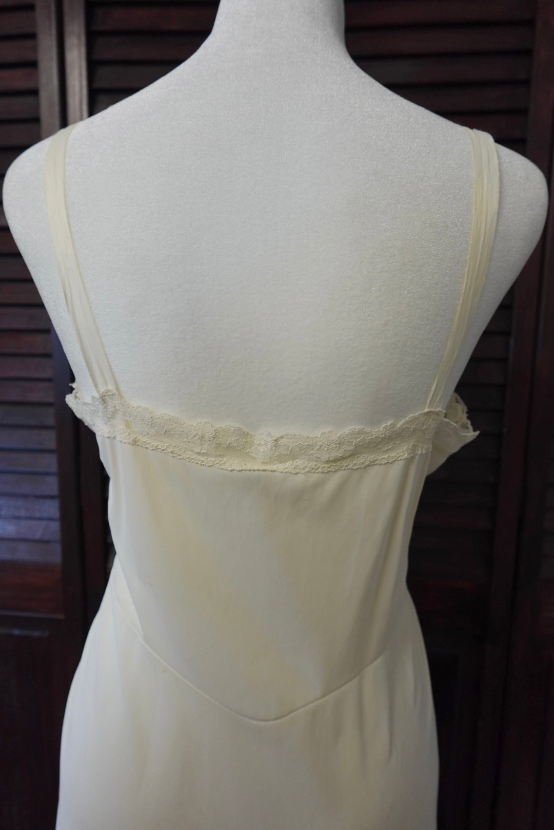 50s/60s Greco Maid Lace Slip Dress