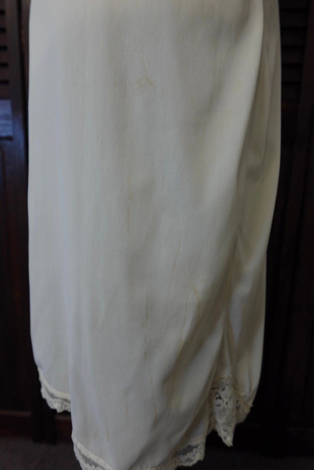 50s/60s Greco Maid Lace Slip Dress