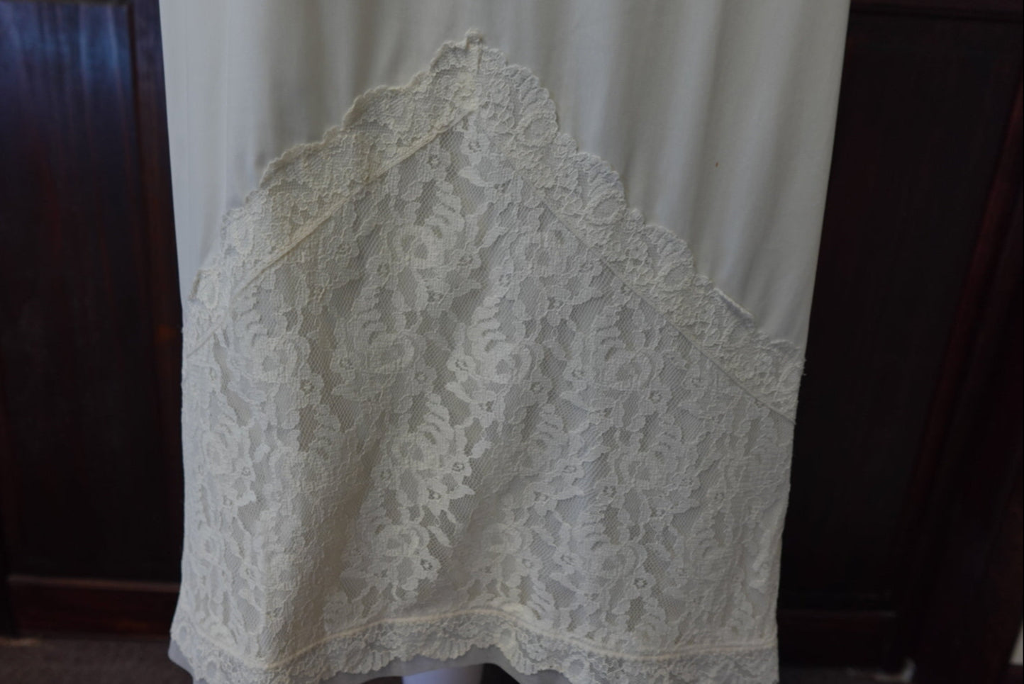 60s Lace Bodice Slip Dress