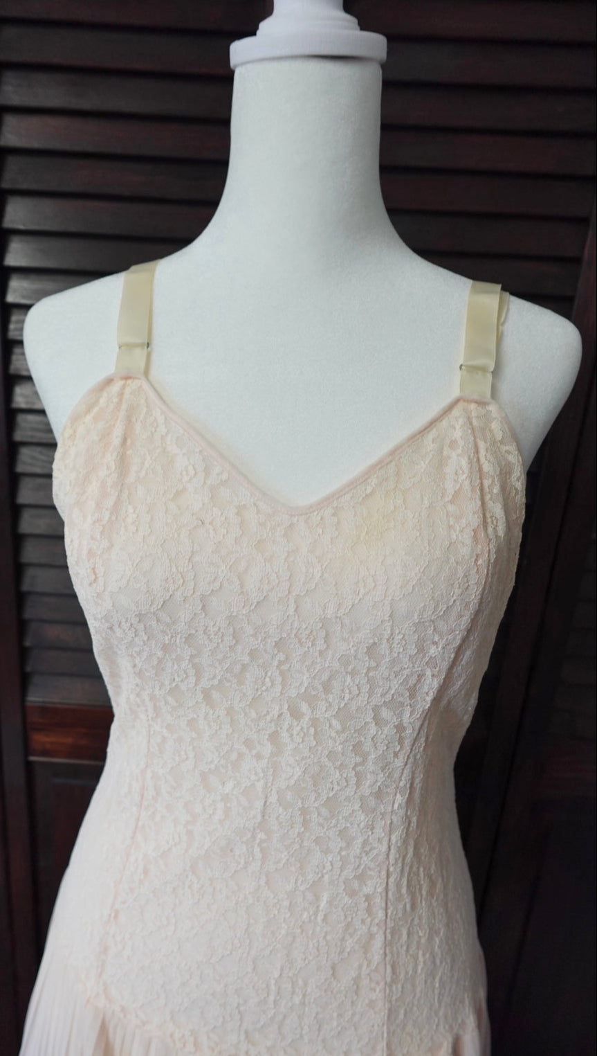 Pleated Skirt Slip Dress