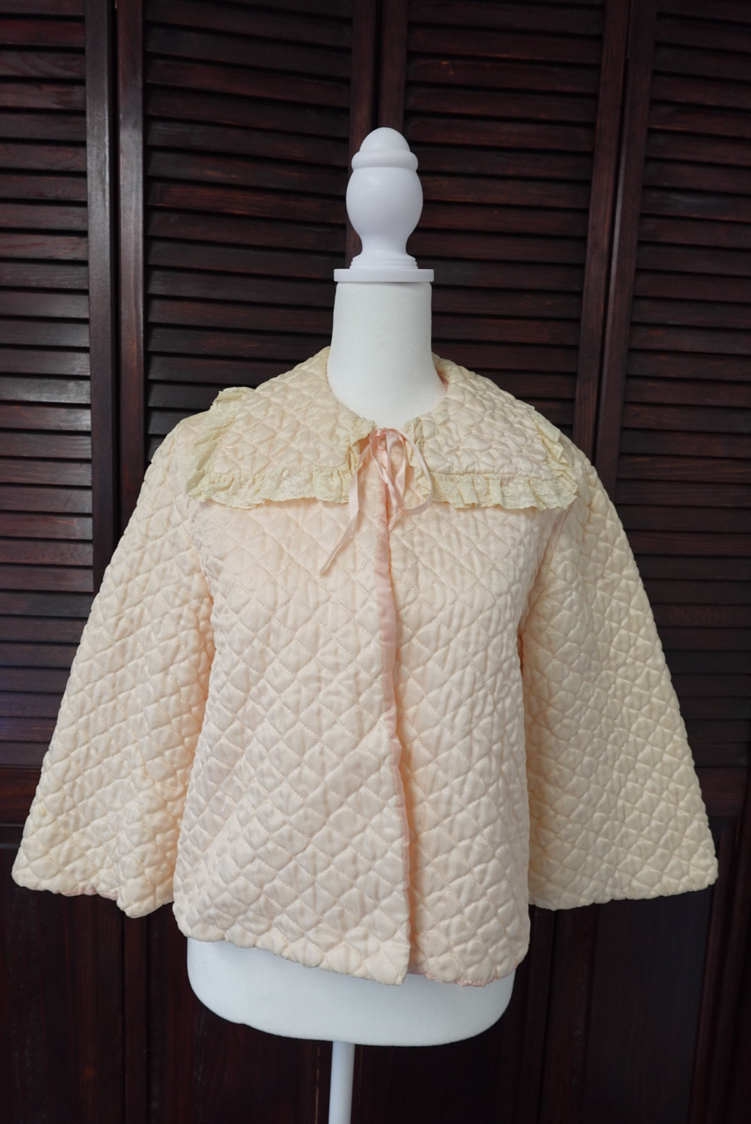 50s Quilted Bed Jacket