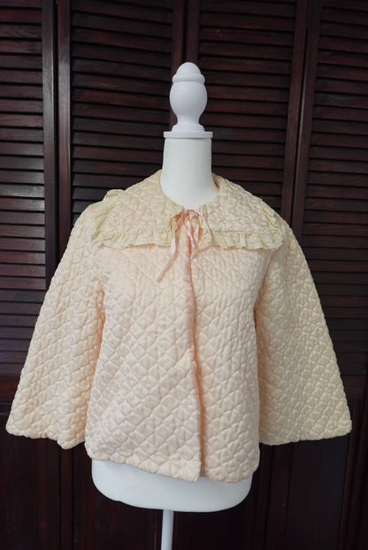 50s Quilted Bed Jacket