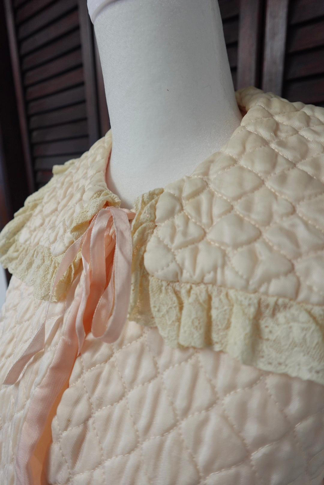 50s Quilted Bed Jacket