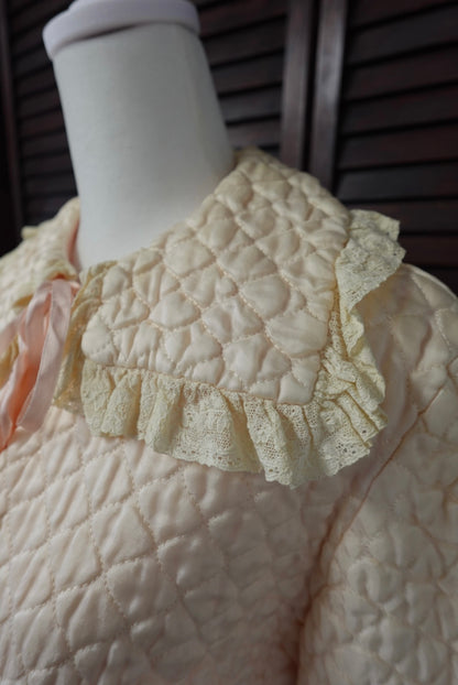 50s Quilted Bed Jacket