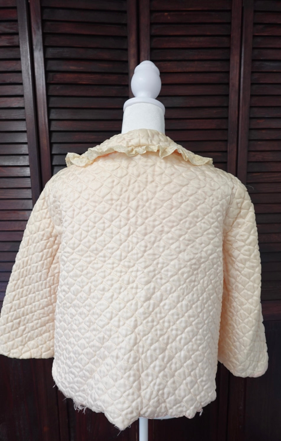 50s Quilted Bed Jacket