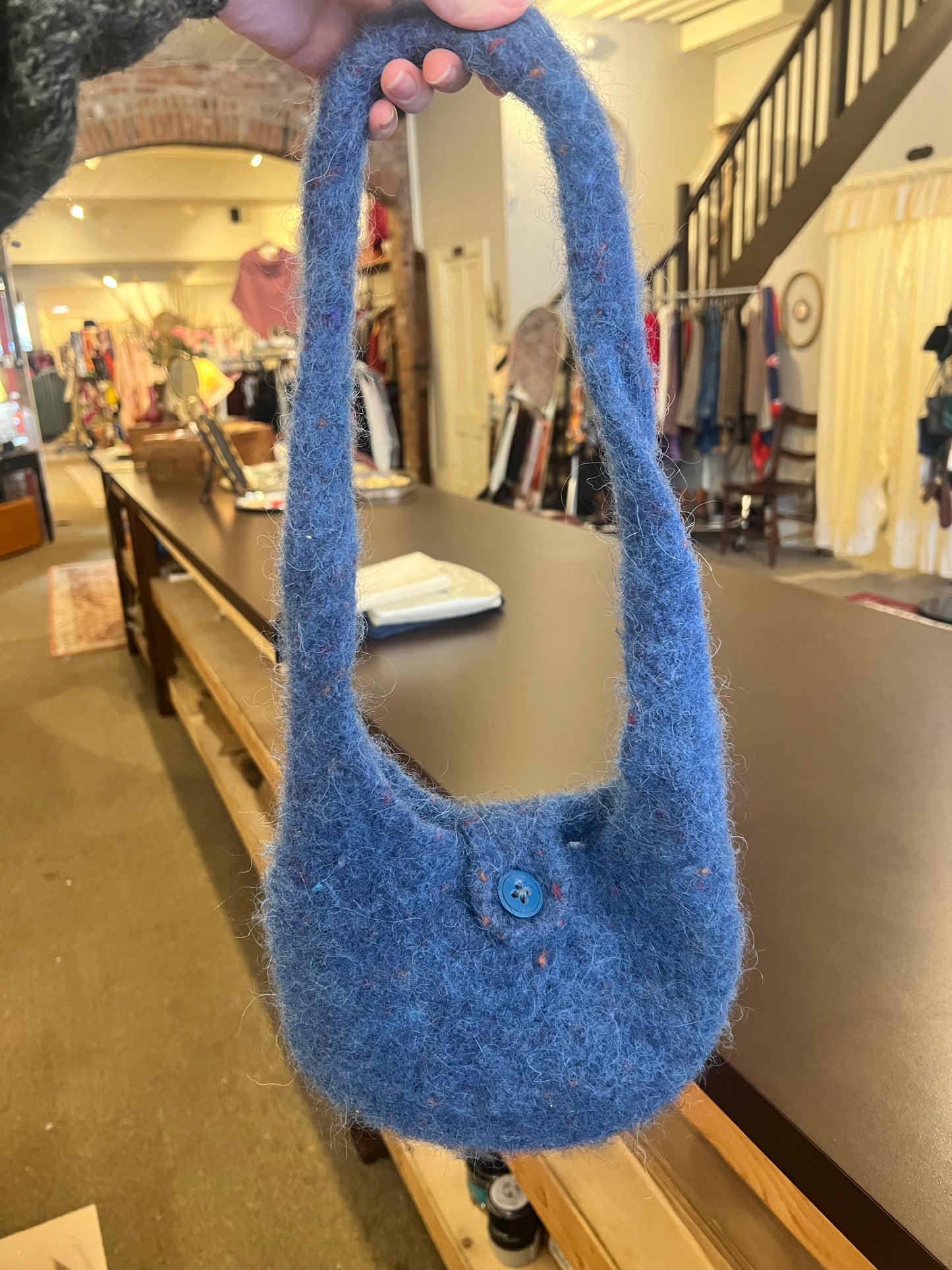Vintage Felted Handbag