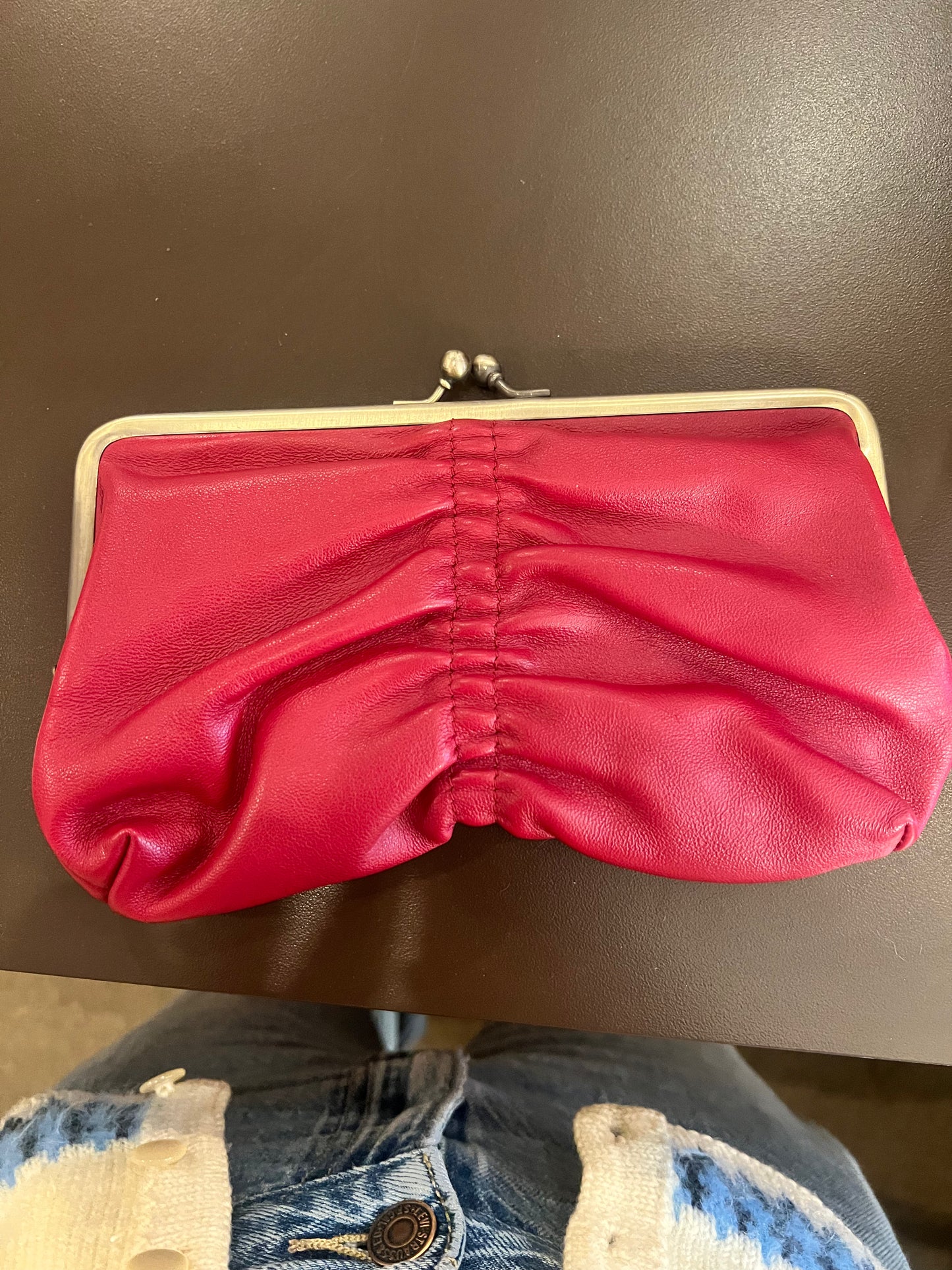Vintage Genuine Leather Wallet Clutch