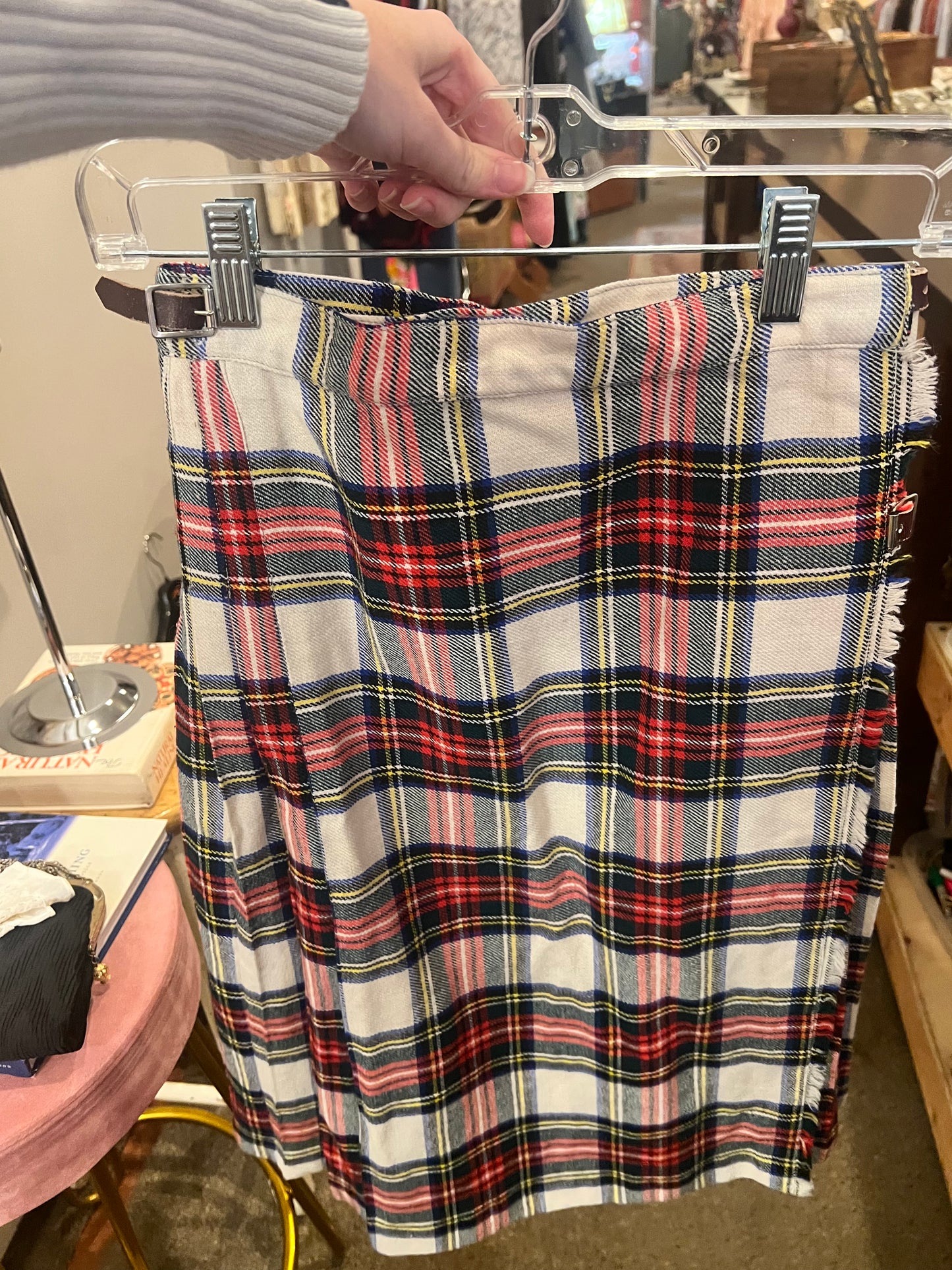 70s/80s Sibley's Plaid Kilt Skirt
