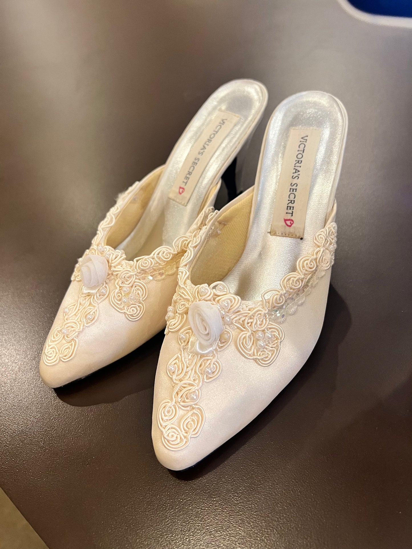 90s Victoria's Secret Satin Mules