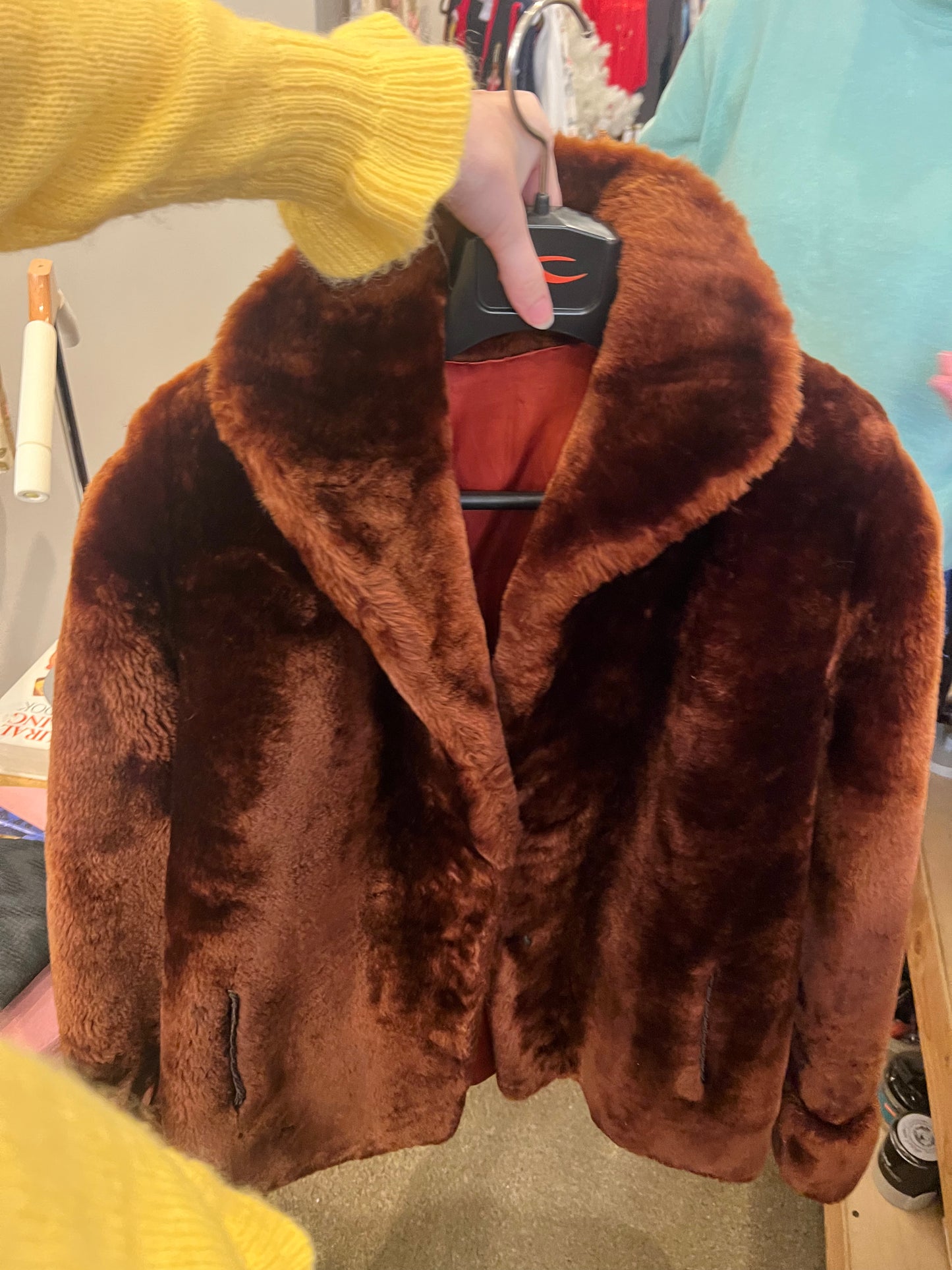 60s/70s Faux Fur Jacket