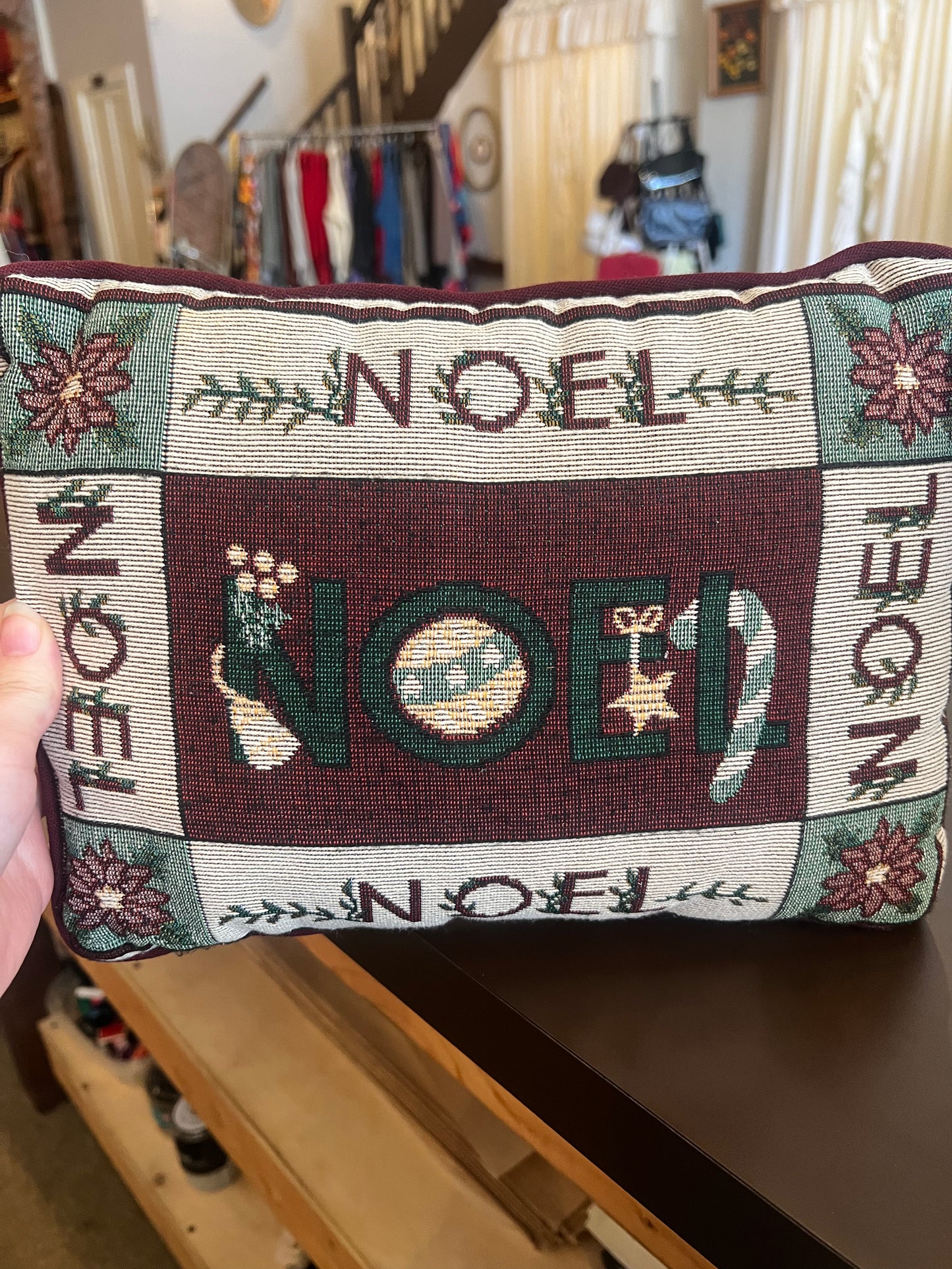 Noel Tapestry Pillow