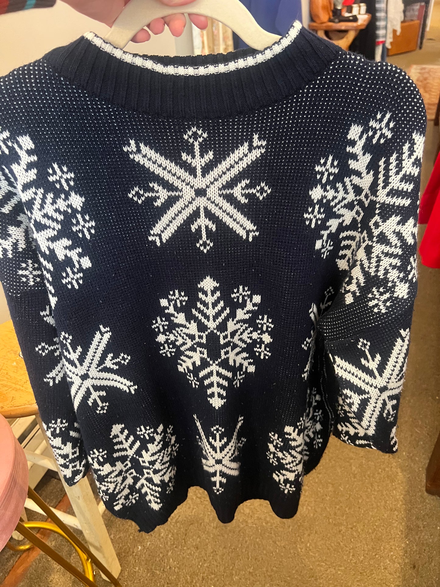 80s Ricki Division of Miss Erika Snowflake Sweater