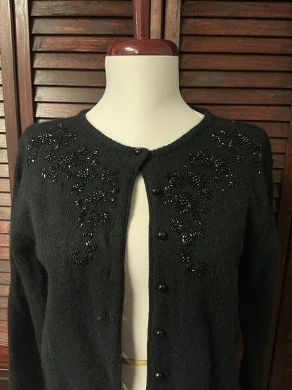 80s Beaded Cardigan