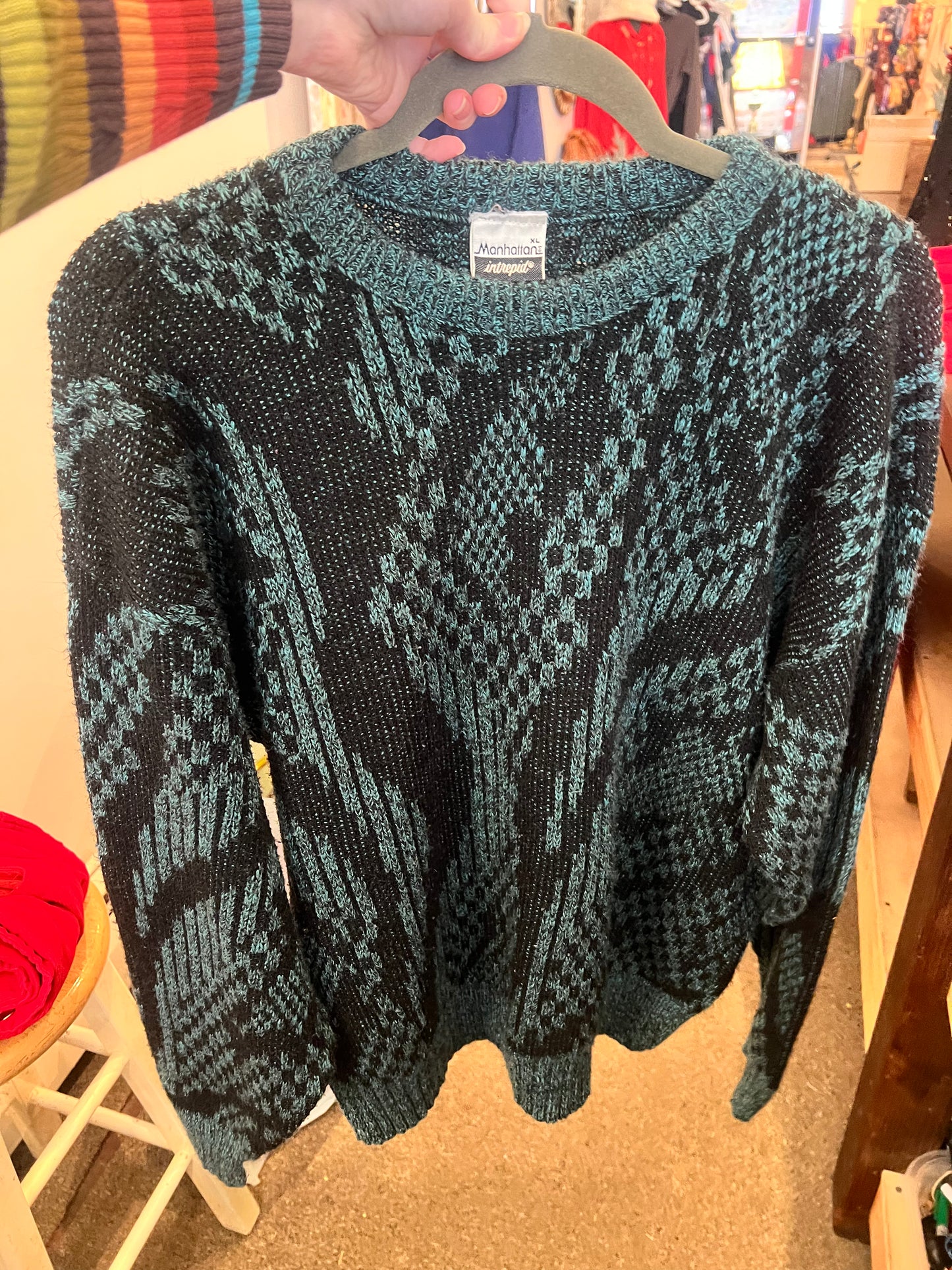 80s/90s Manhattan Intrepid Sweater