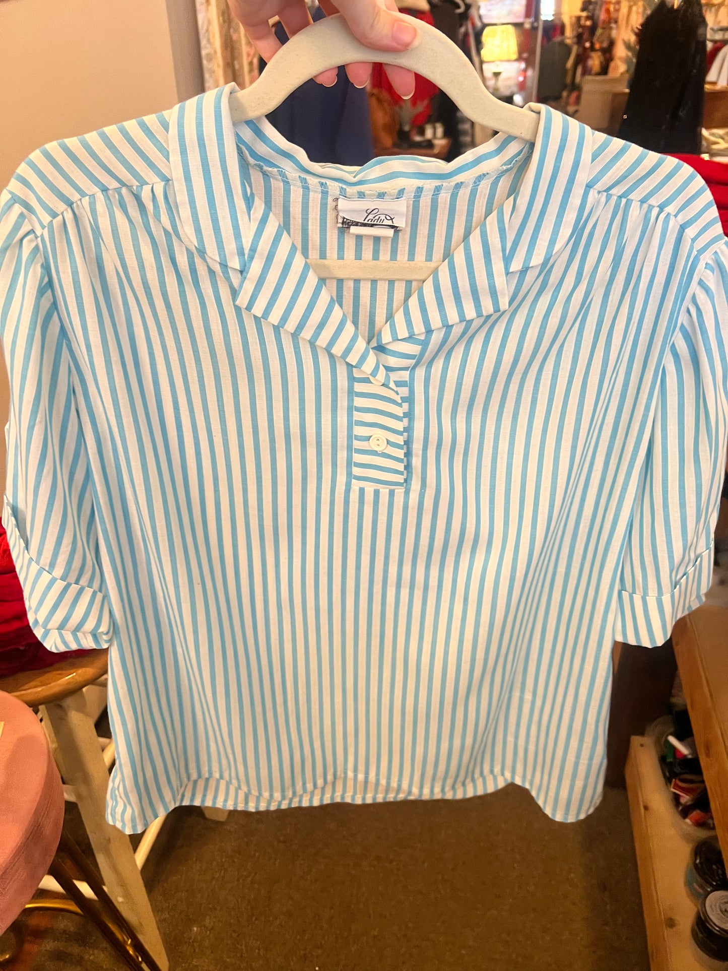 70s Lady O Stripe Top