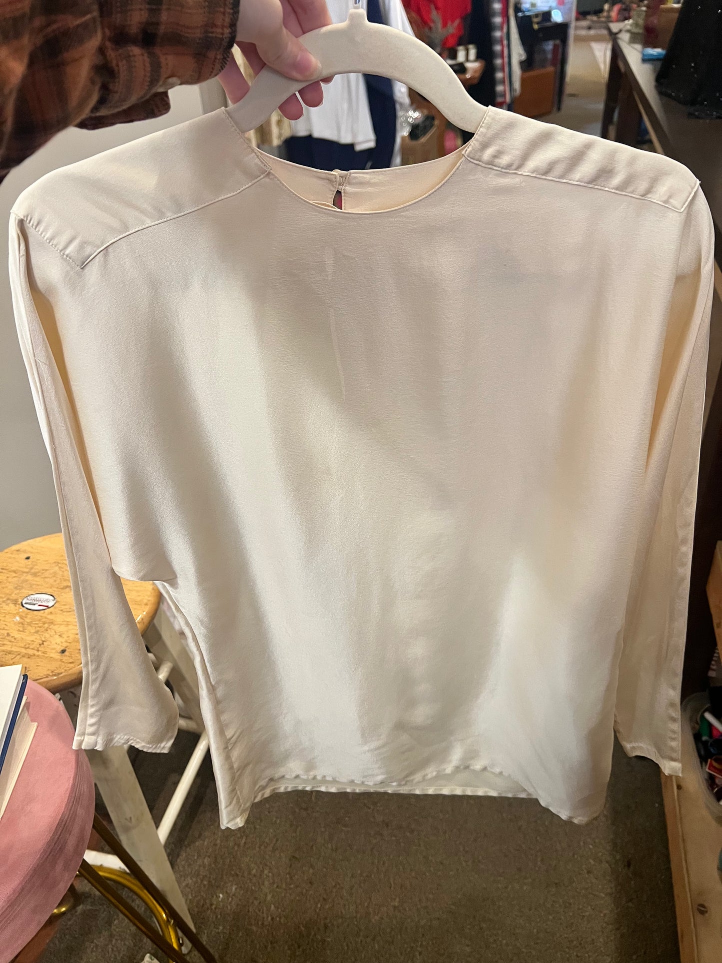 60s/70s Silk Blouse