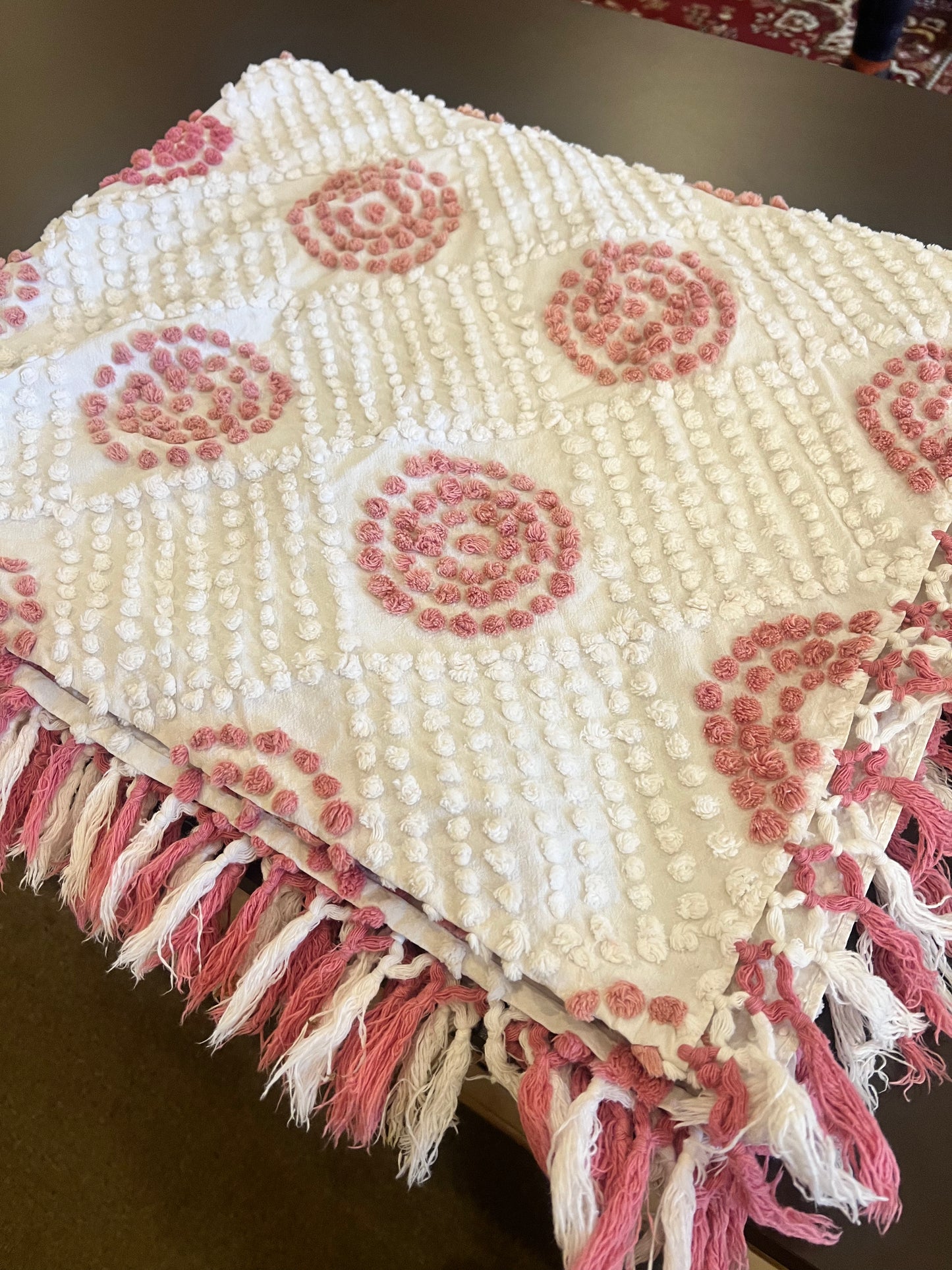 Vintage Chenille Blanket