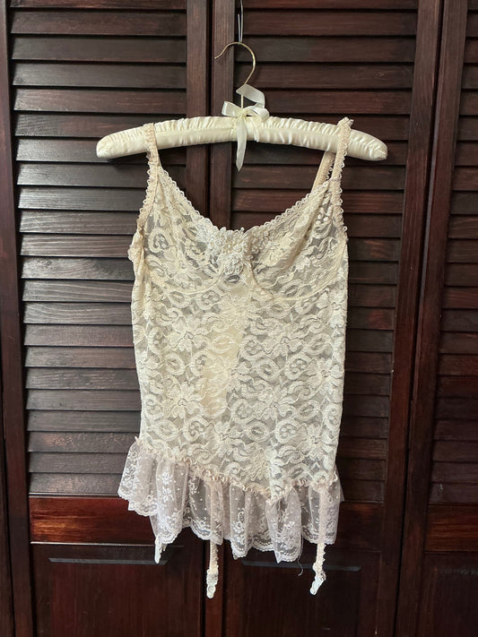 Asymmetrical Lace Corset