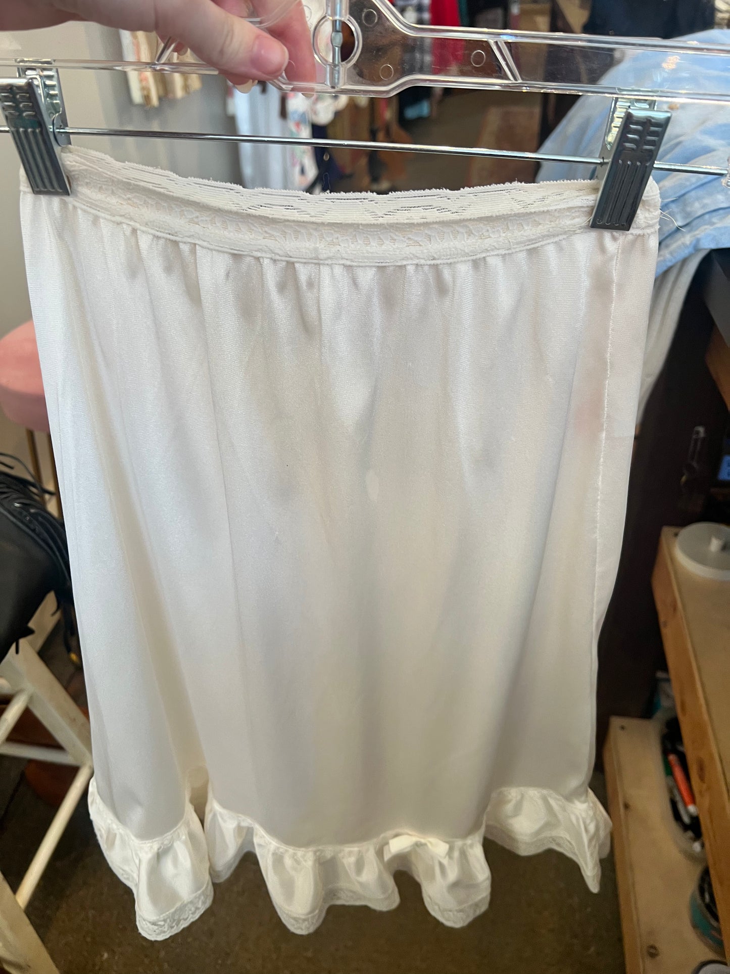 60s/70s Her Majesty Slip Skirt