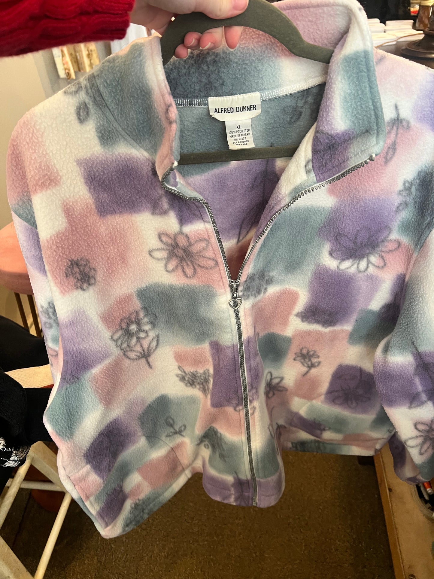 80s/90s Alfred Dunner Fleece Zip Up