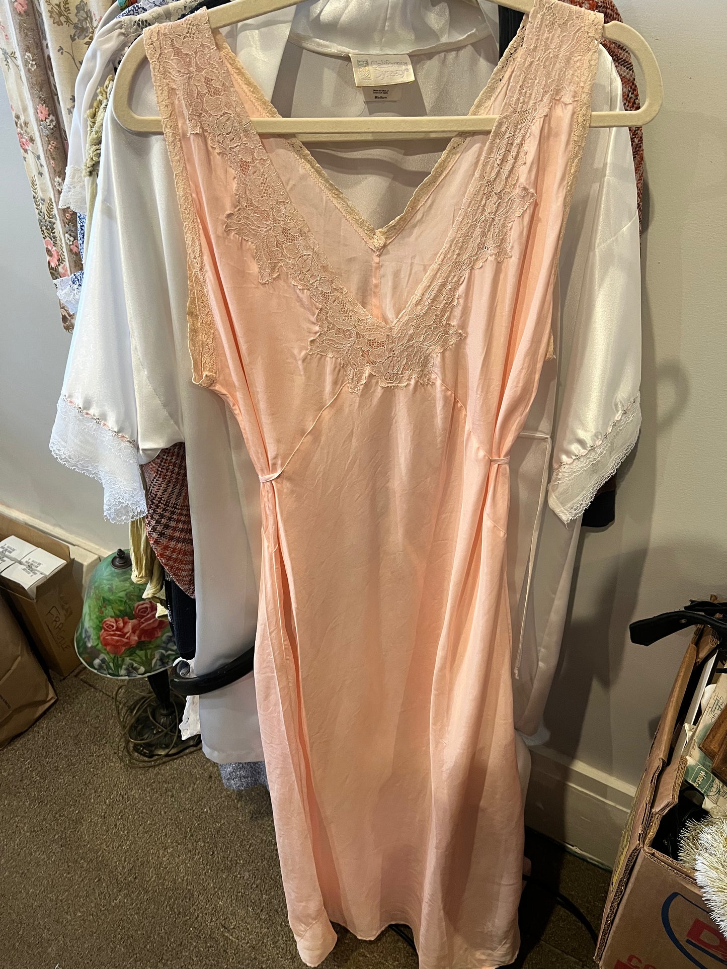 30s/40s Lace Slip Nightgown