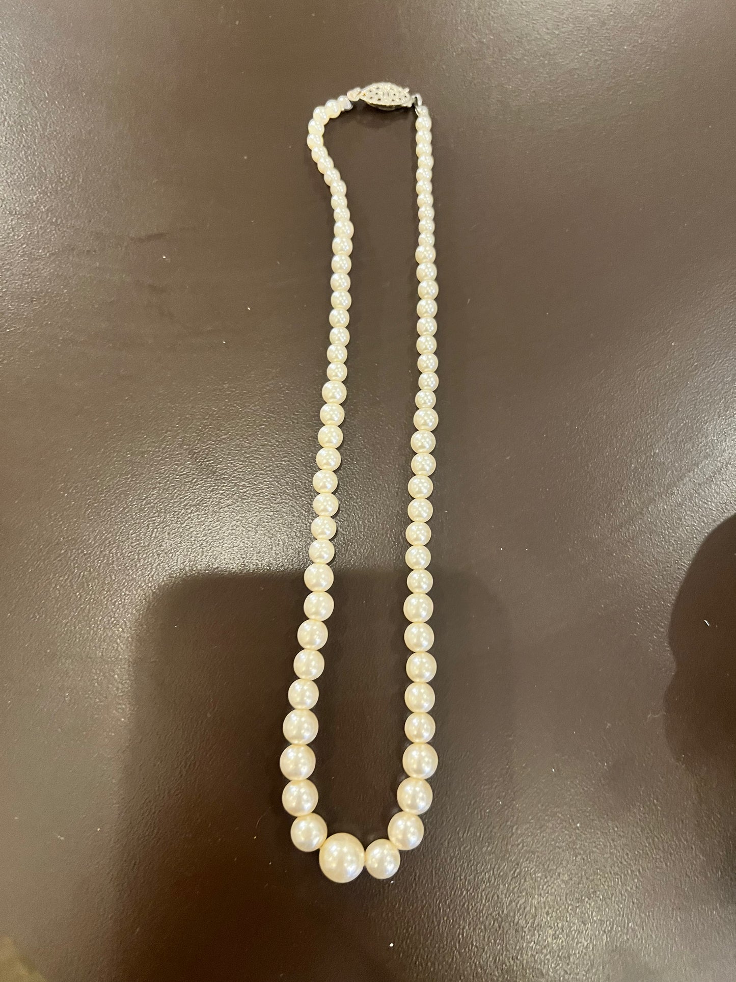 Vintage Faux Pearl Necklace