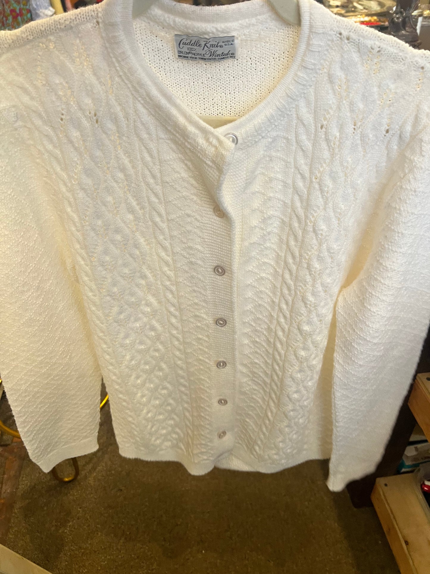 70s Cuddle Knits Wintuk Cardigan