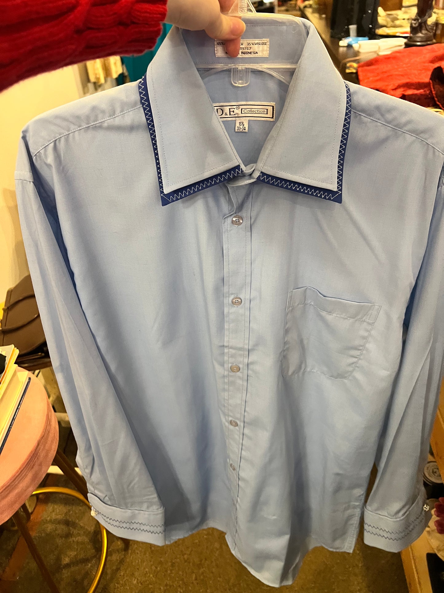 80s D & E Collection Button Down Shirt