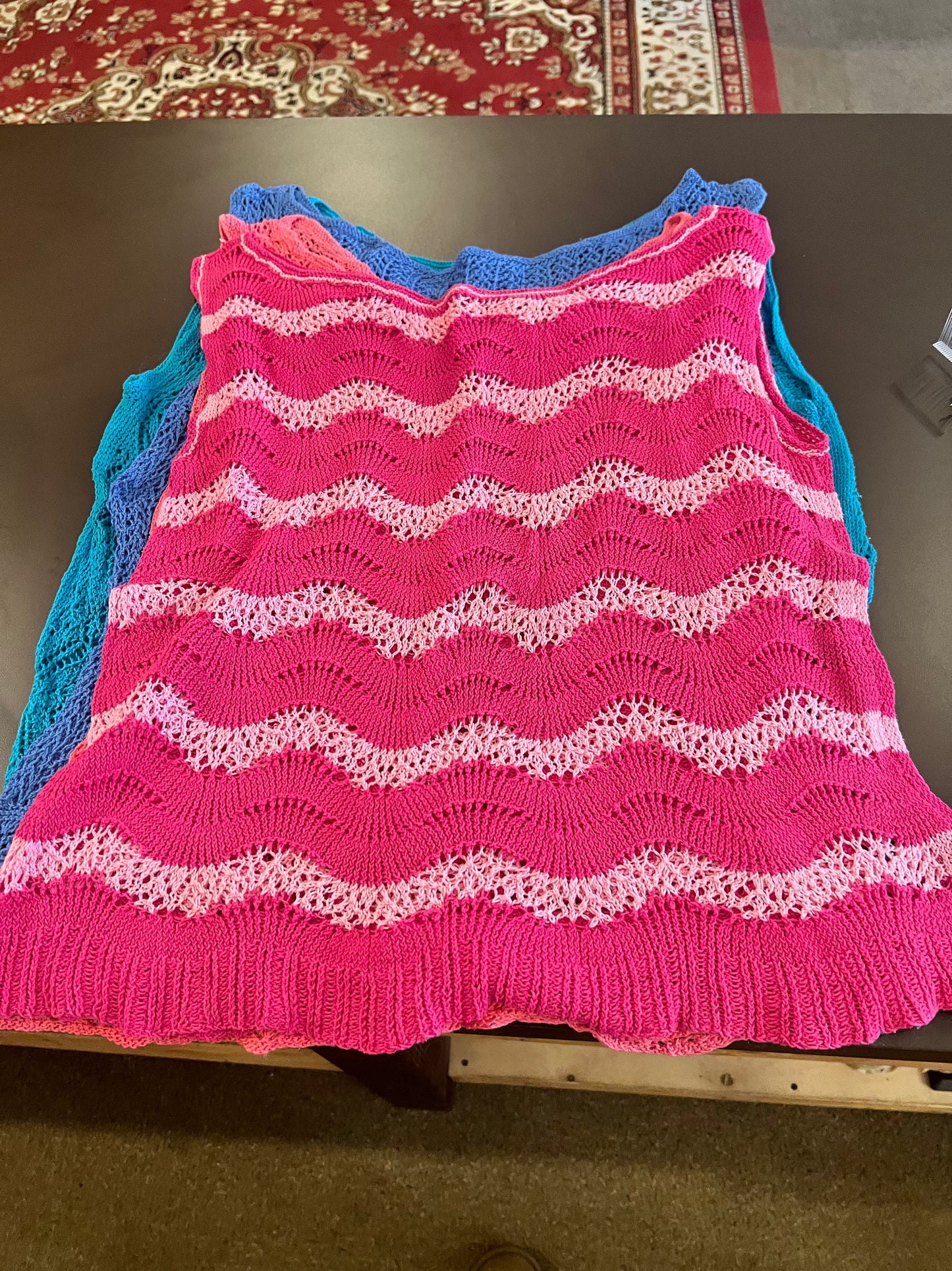 70s/80s Handmade Knit Tank Top