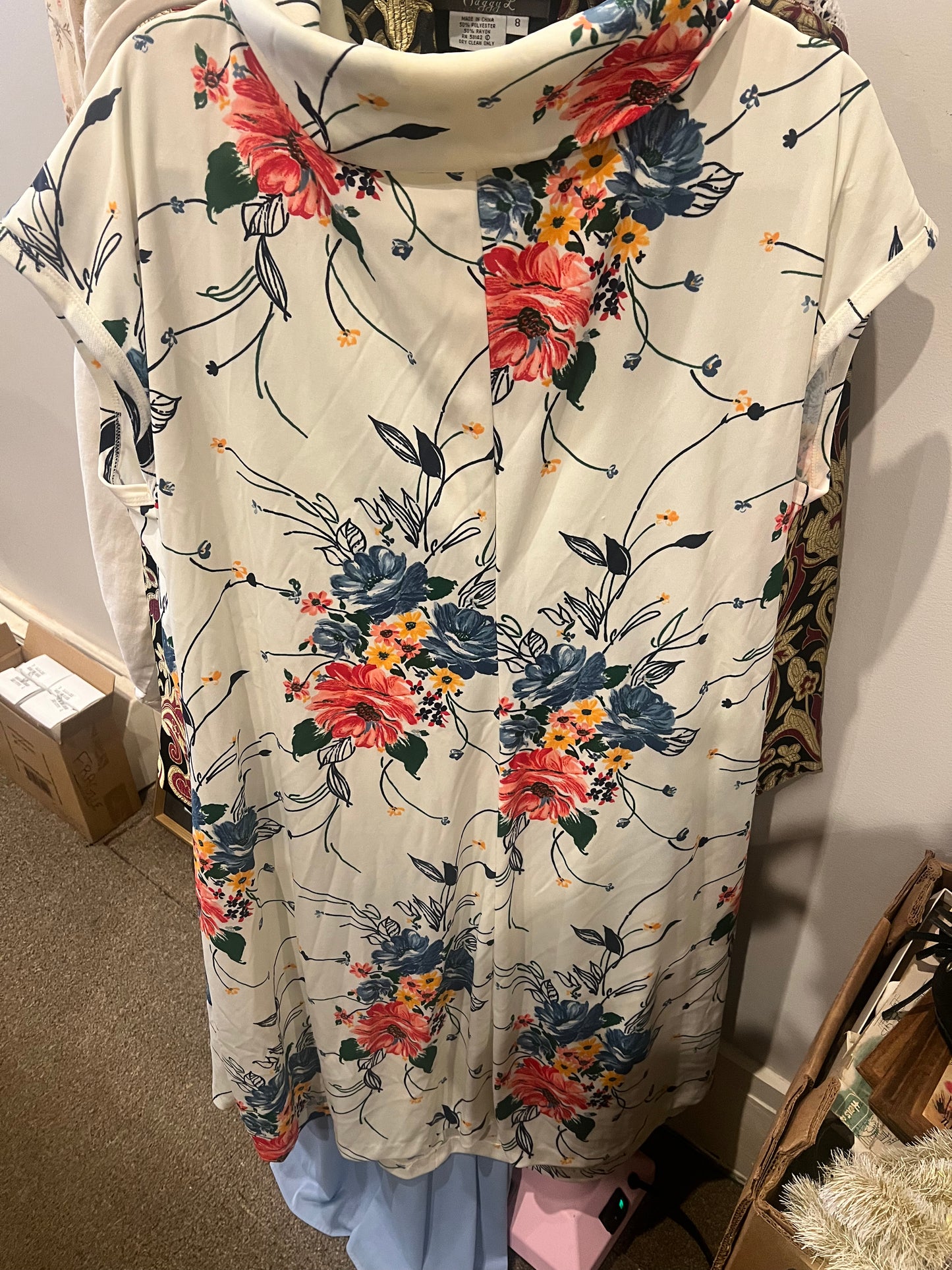 60s/70s Lady Blair Floral Dress