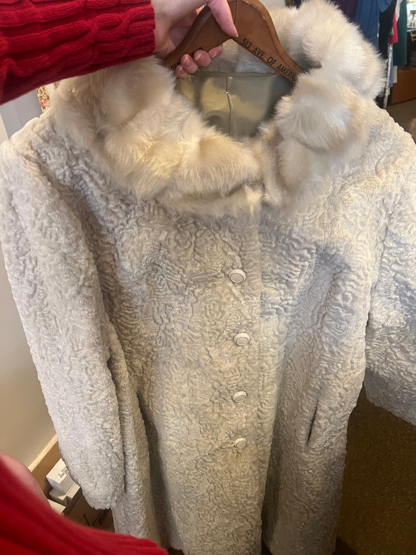 60s/70s Faux Persian Lamb Coat