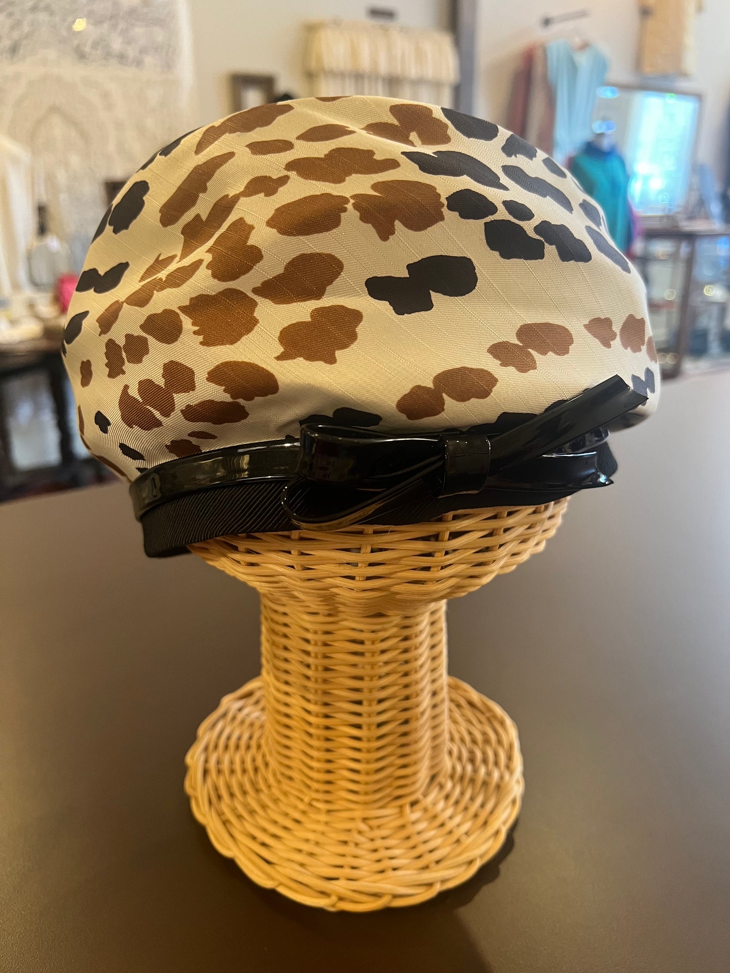50s/60s Beresford Animal Print Hat