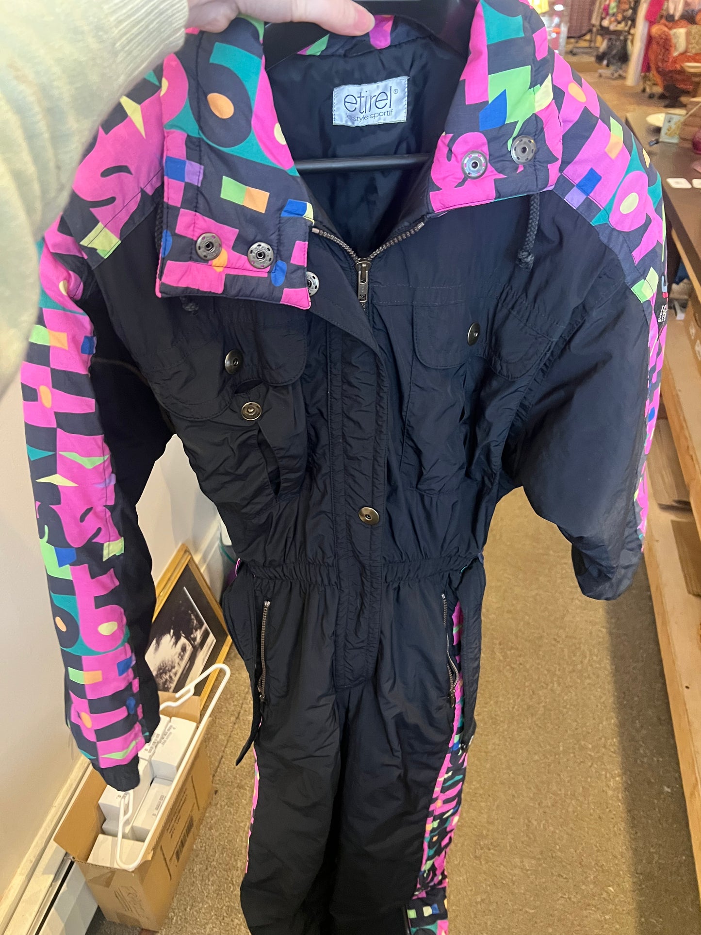 80s/90s Etirel One Piece Ski Suit