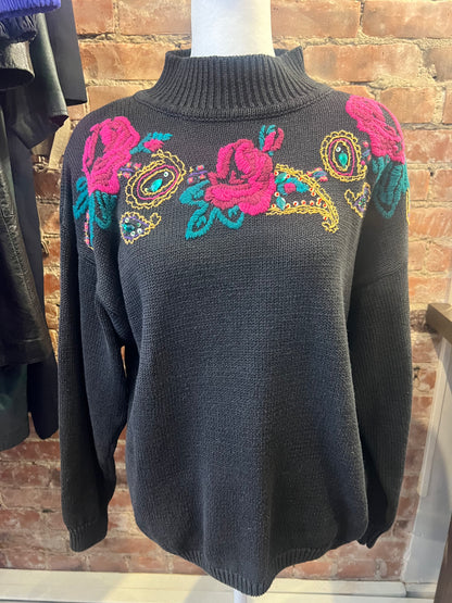 90s Stefano Embroidered Sweater
